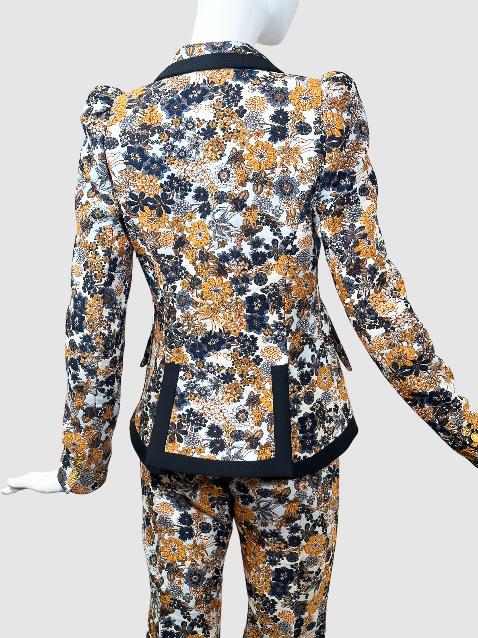 Smythe Floral Print 2-piece Set - Size 4 (27)