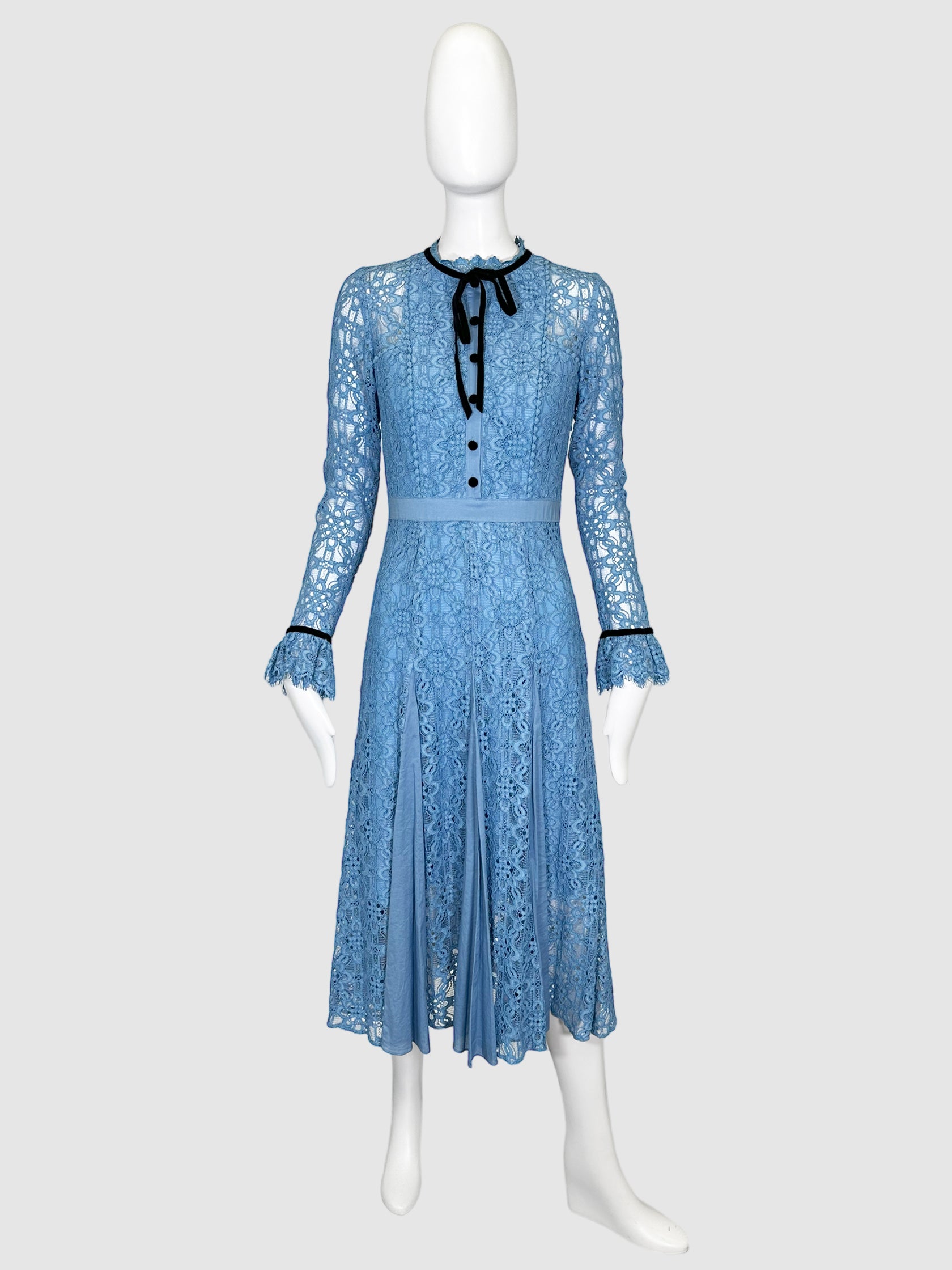 Temperley London Lace A-line Dress - Size 4