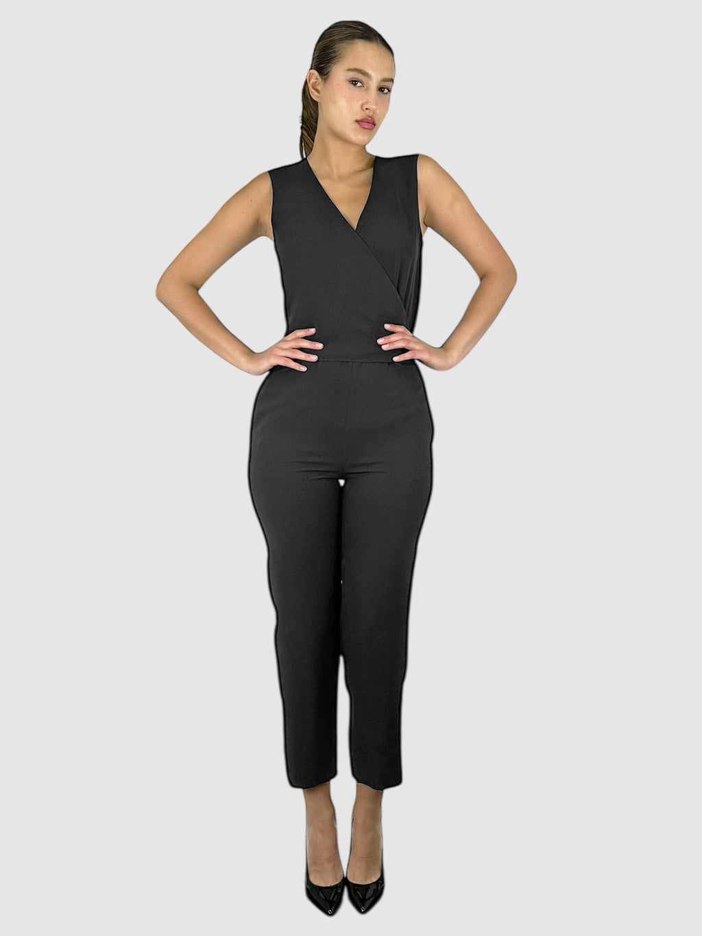 Tie Waist Jumpsuit