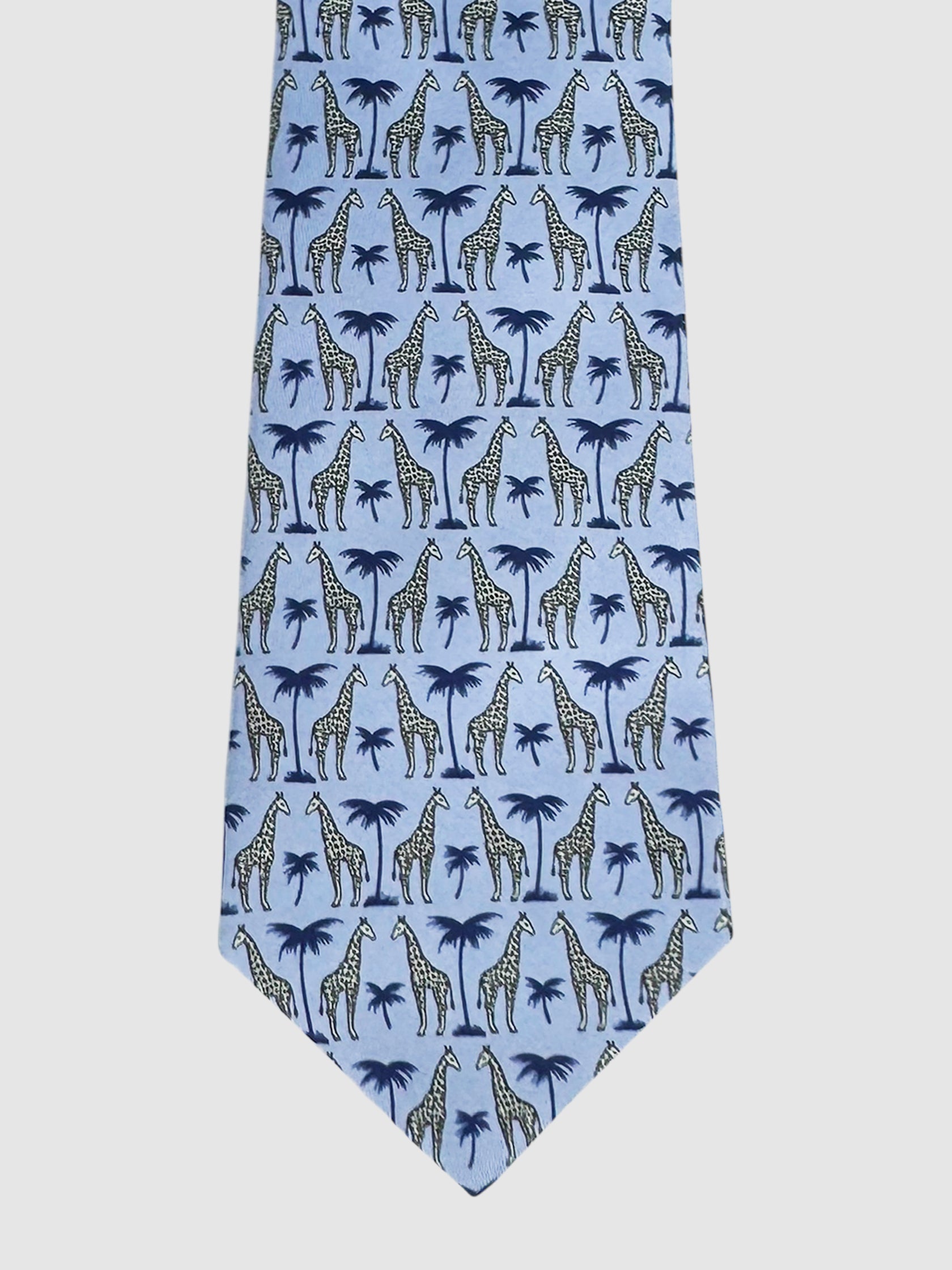 Giraffe Palm Tree Tie