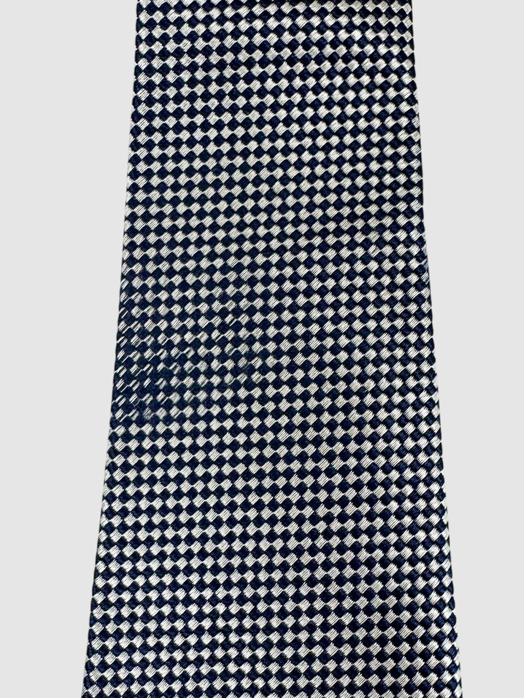 Diamond Check Print Tie