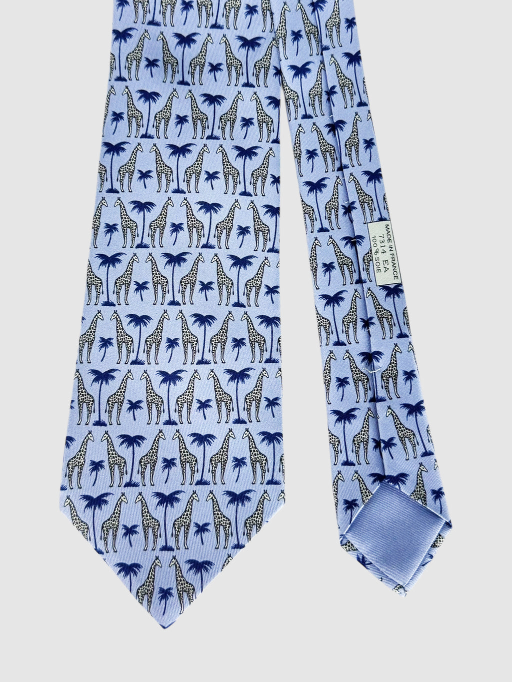 Giraffe Palm Tree Tie