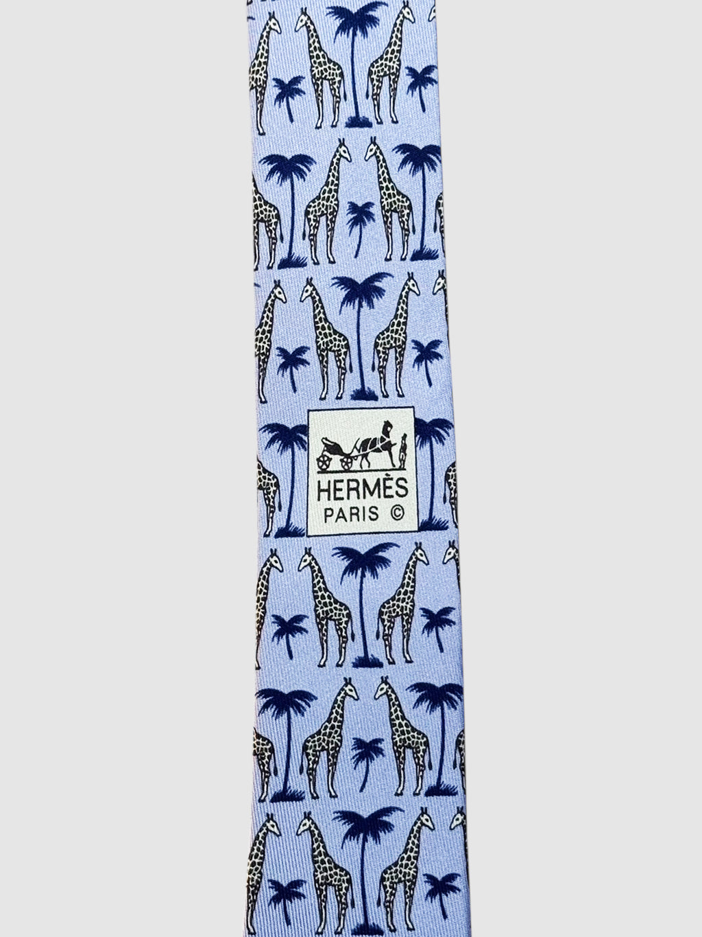 Giraffe Palm Tree Tie