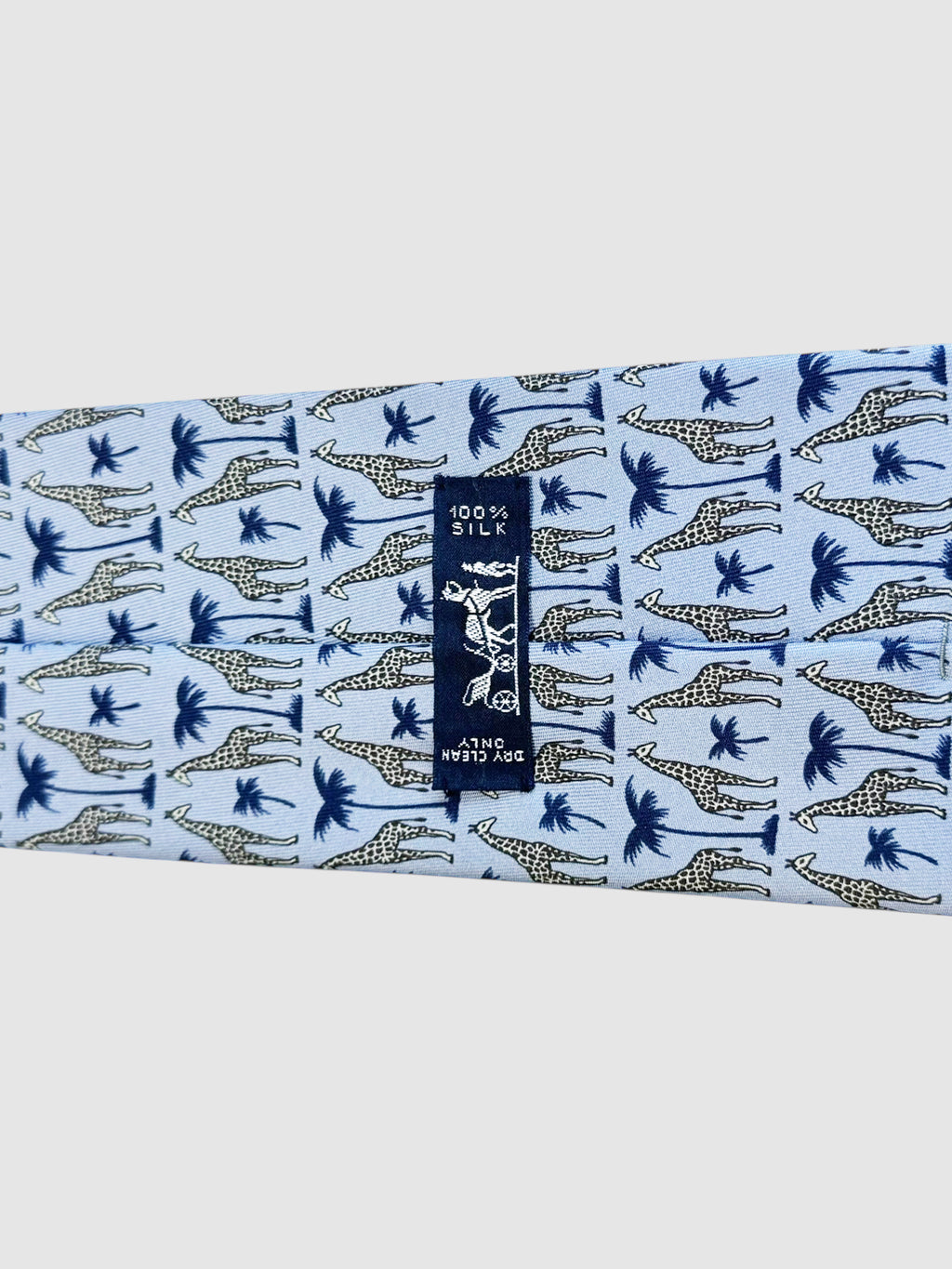 Giraffe Palm Tree Tie