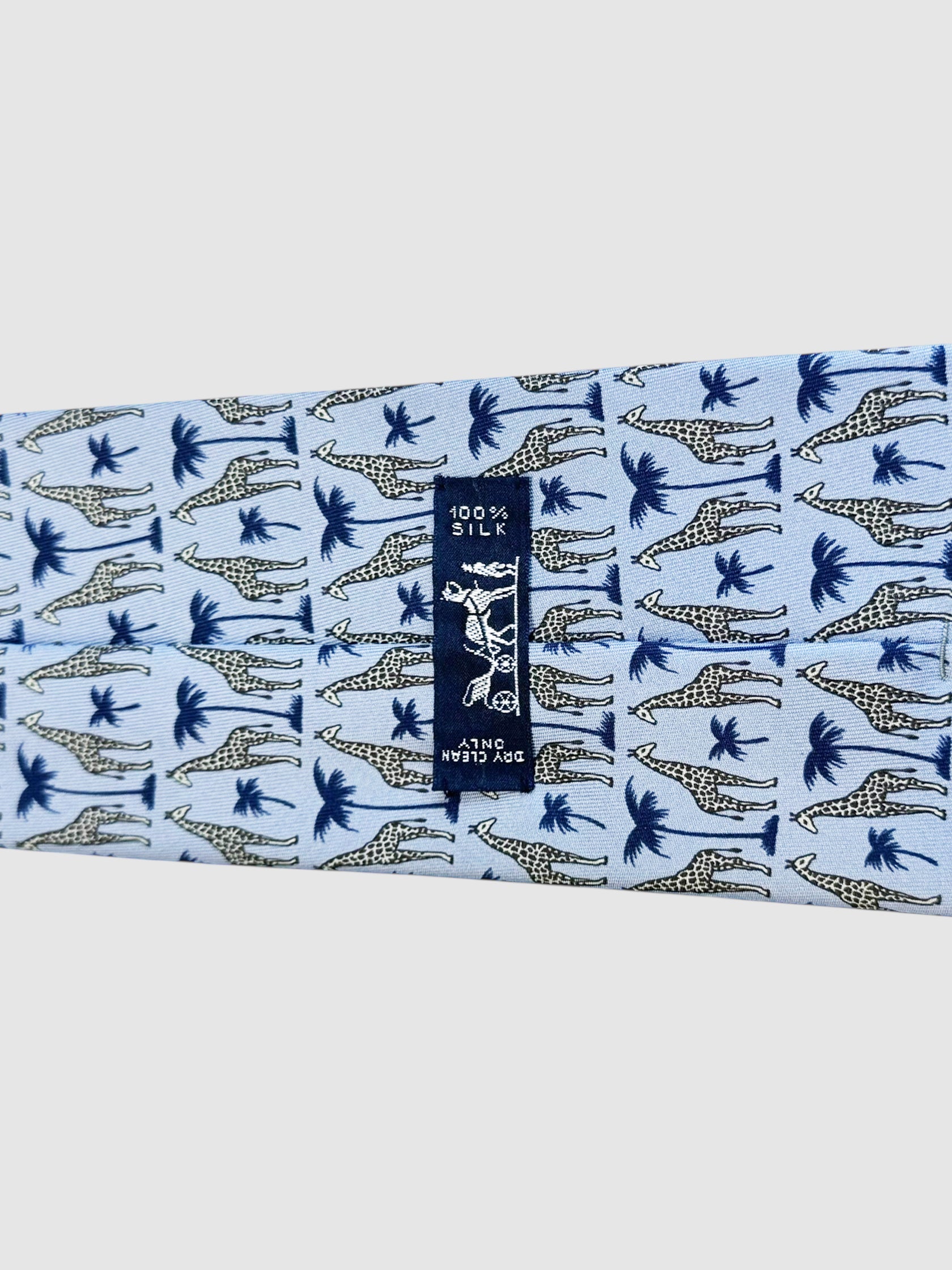 Giraffe Palm Tree Tie