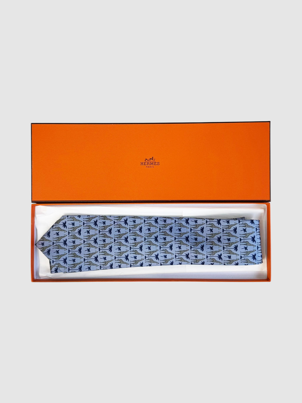 Giraffe Palm Tree Tie