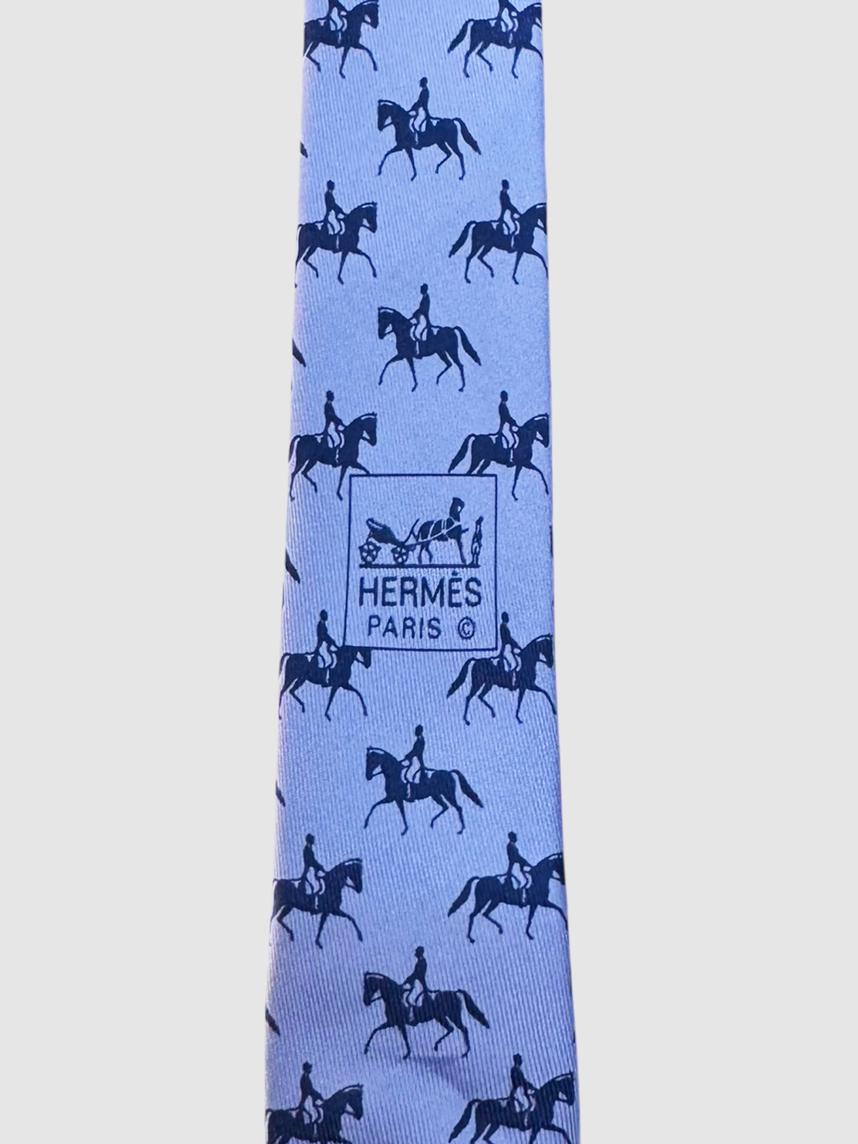 Equestrian Print Tie