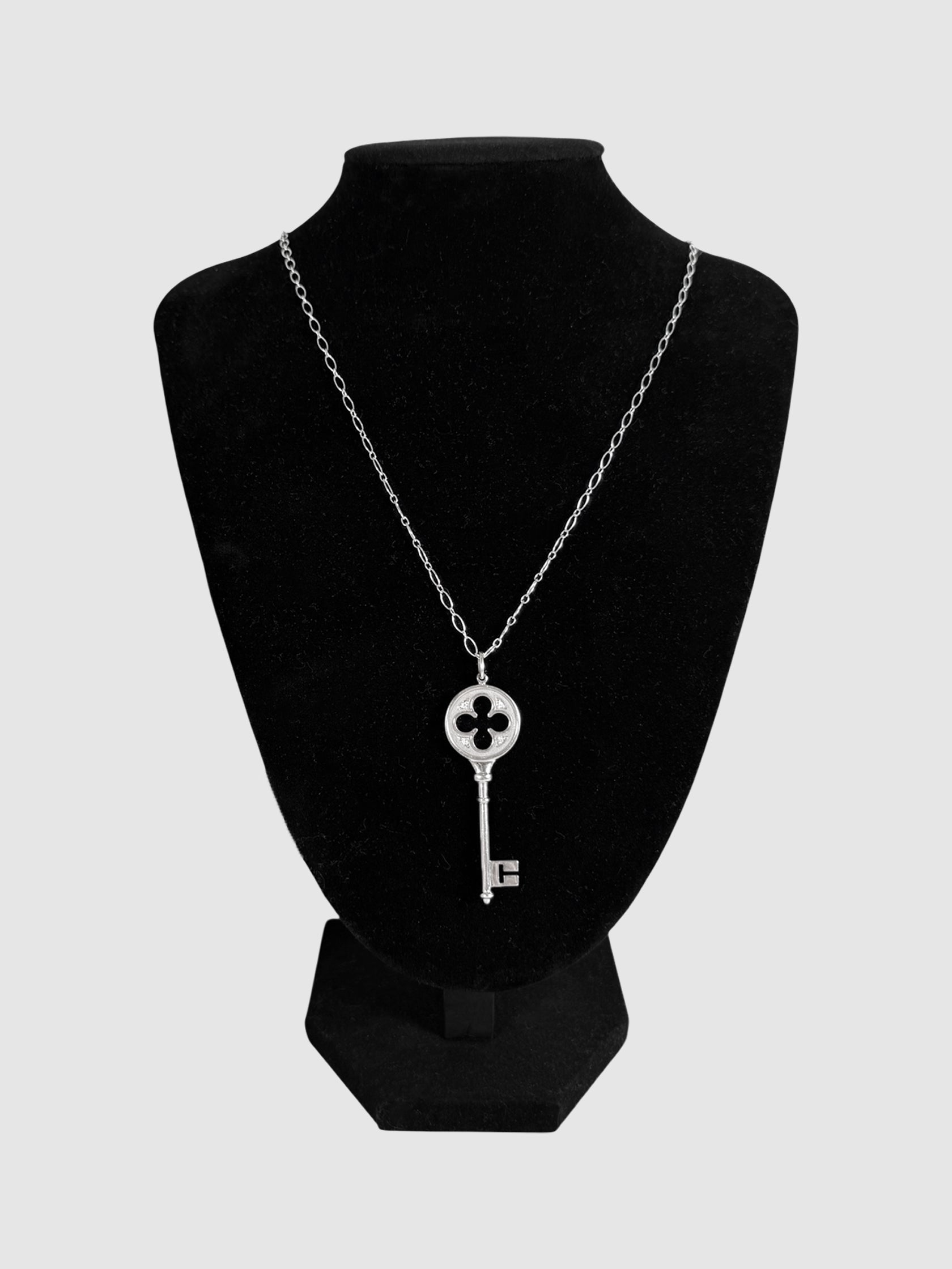 Clover Key Necklace