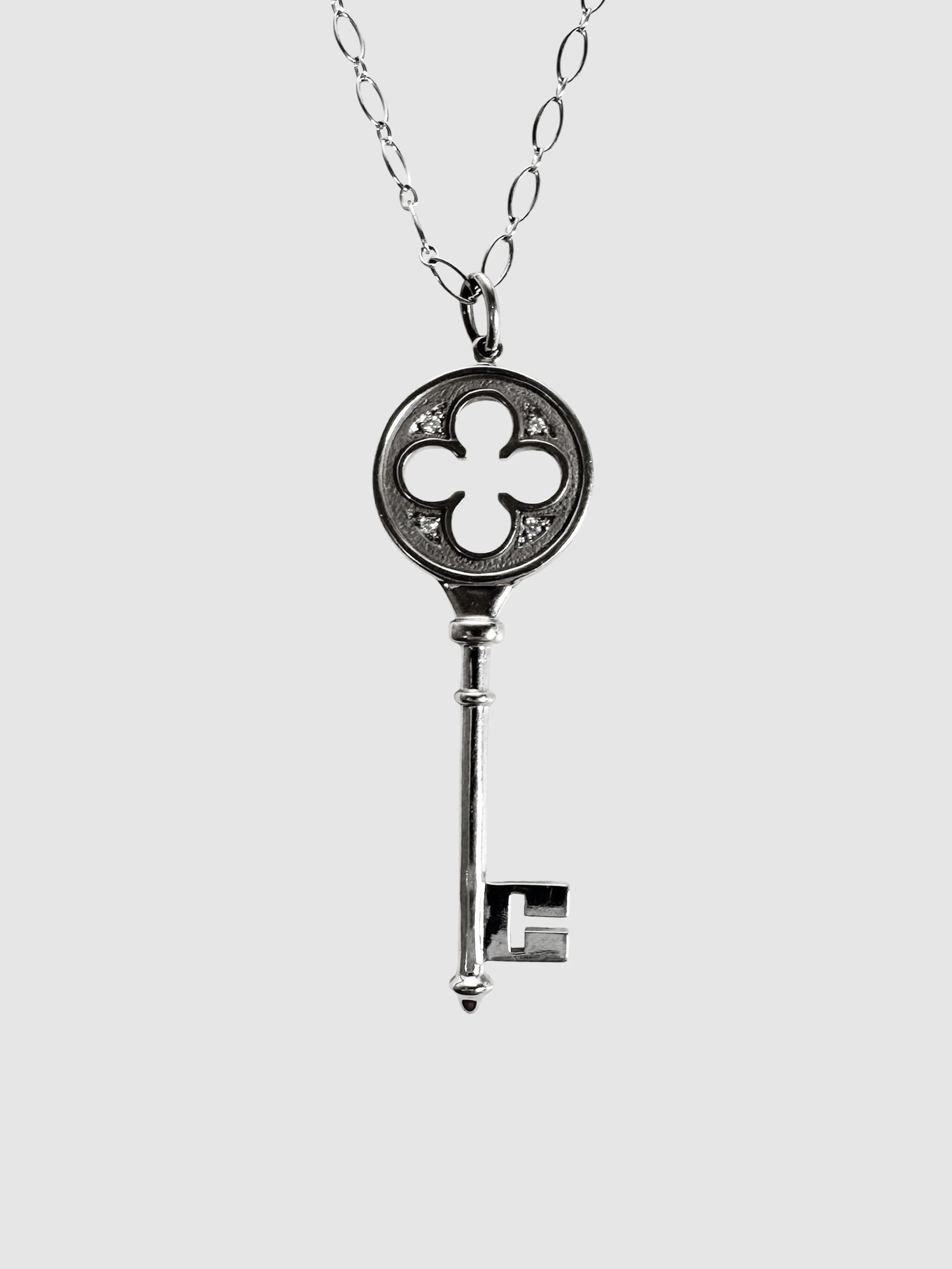 Clover Key Necklace
