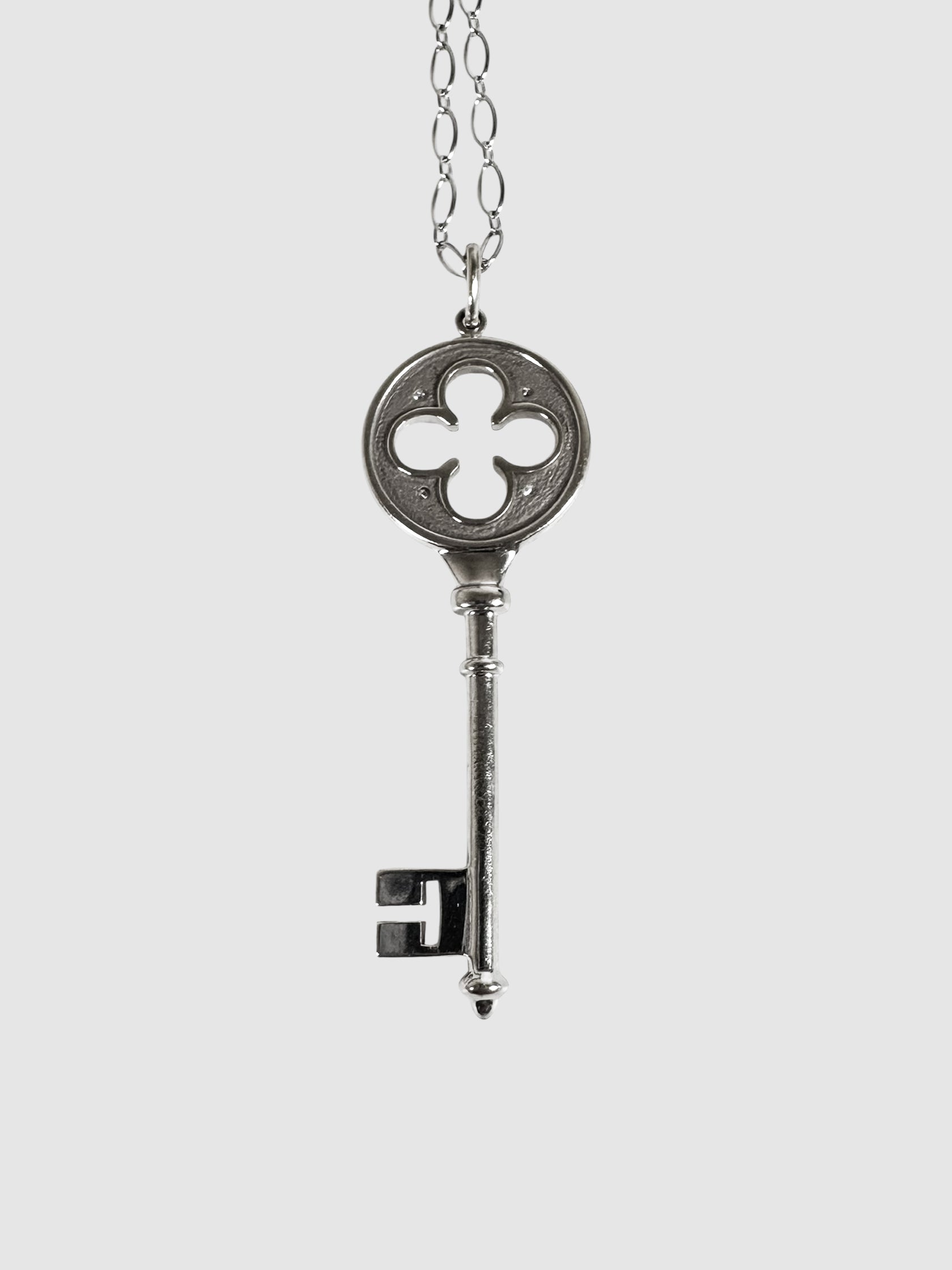 Clover Key Necklace