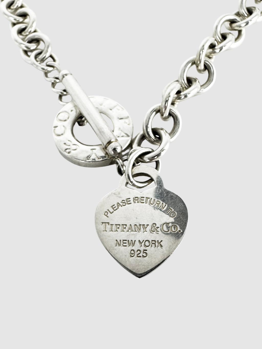 Heart Tag Toggle Necklace