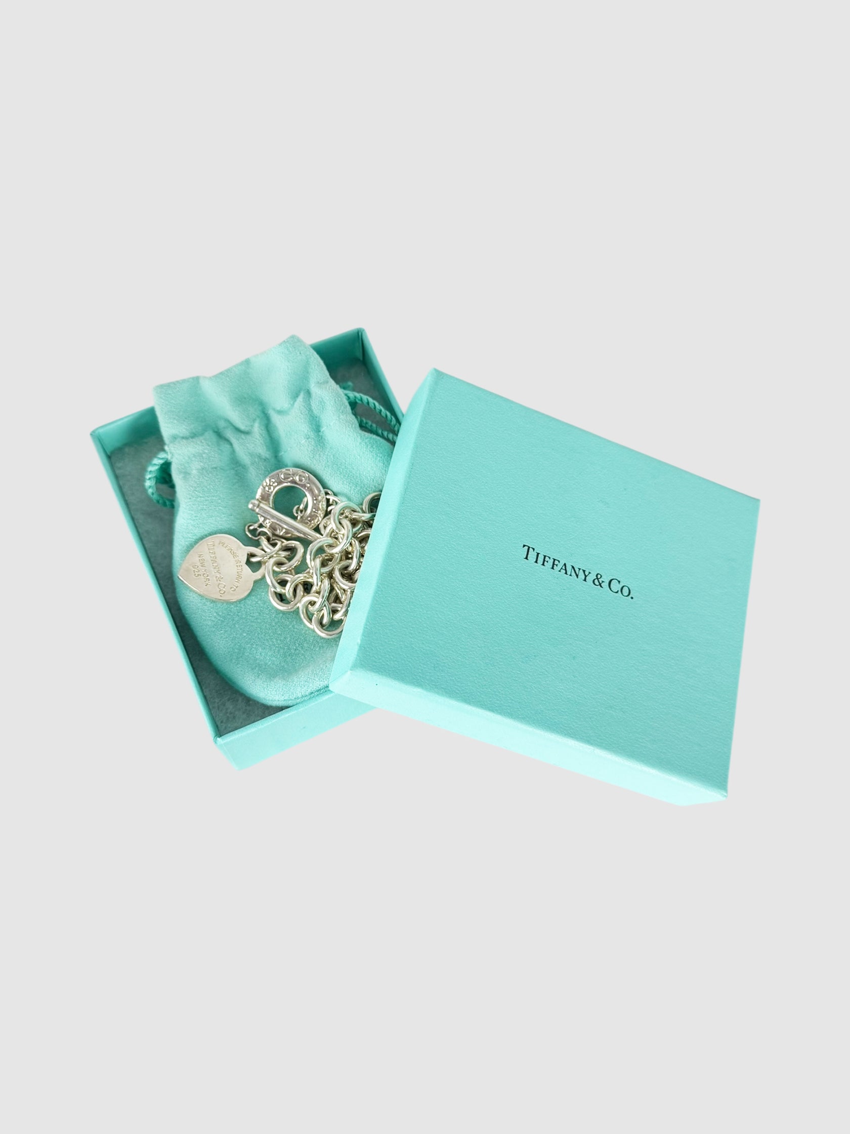 Heart Tag Toggle Necklace