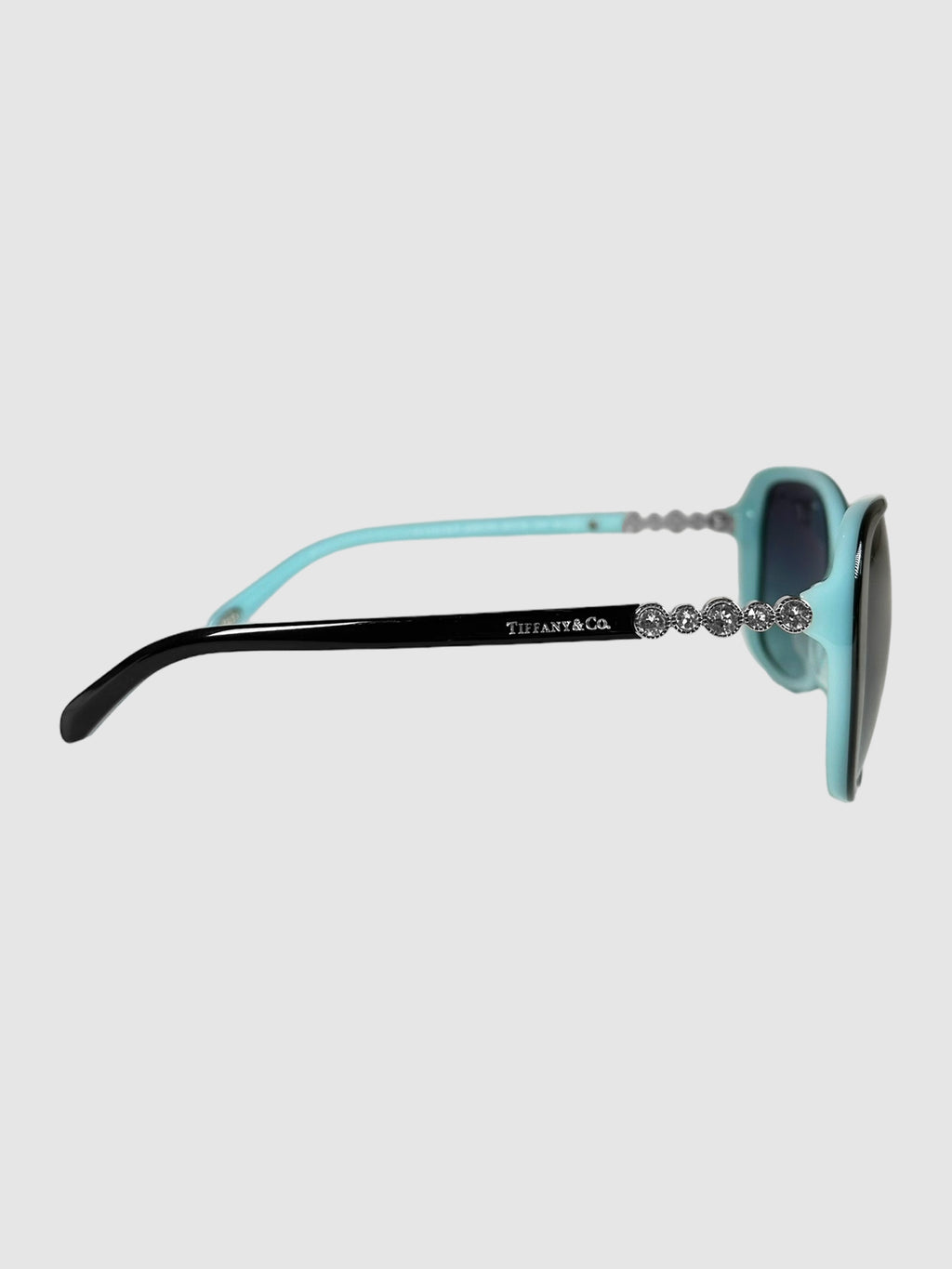 Rhinestone Detail Gradient Sunglasses