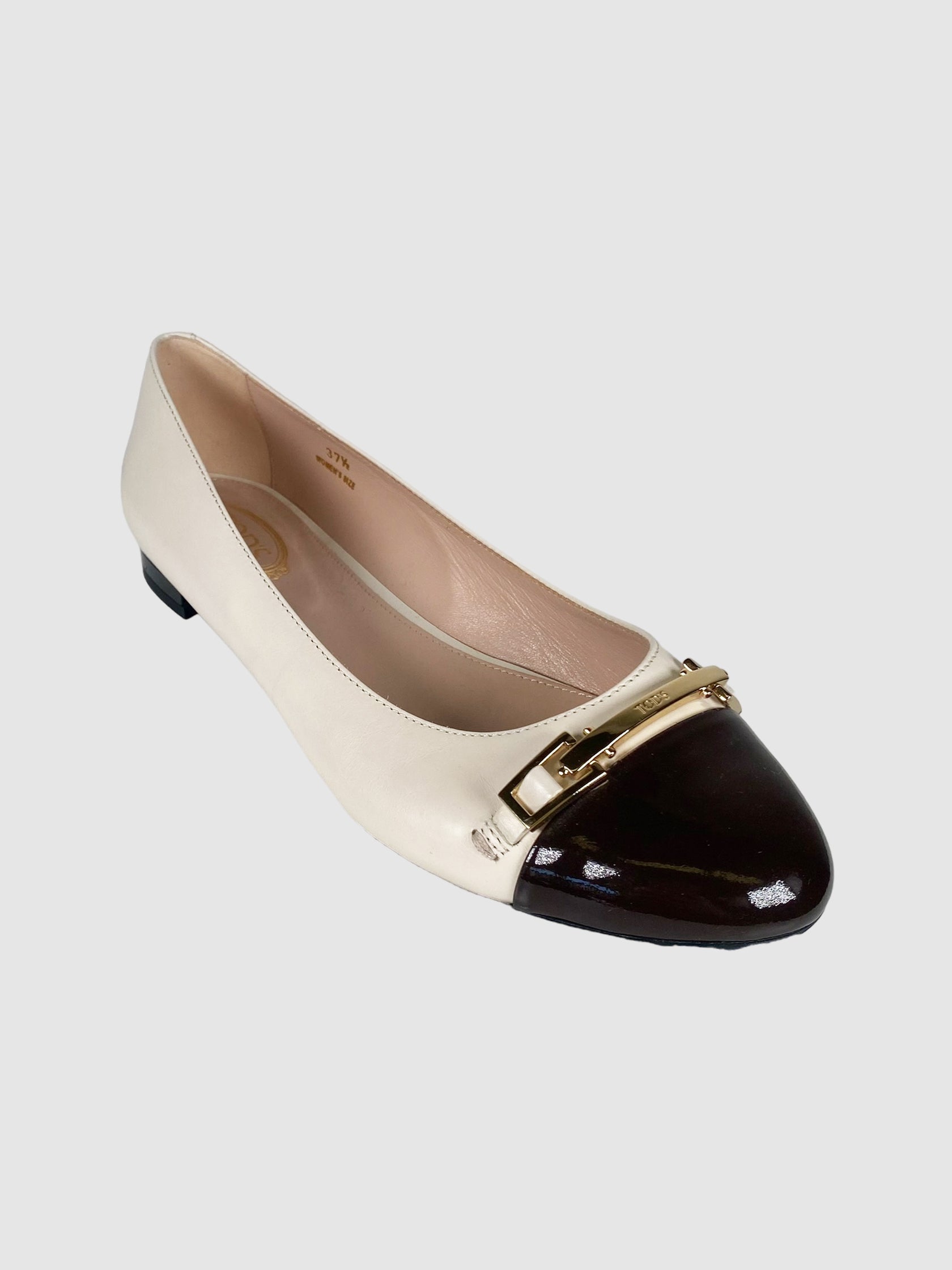 Tod's Two Tone Flats - Size 37.5