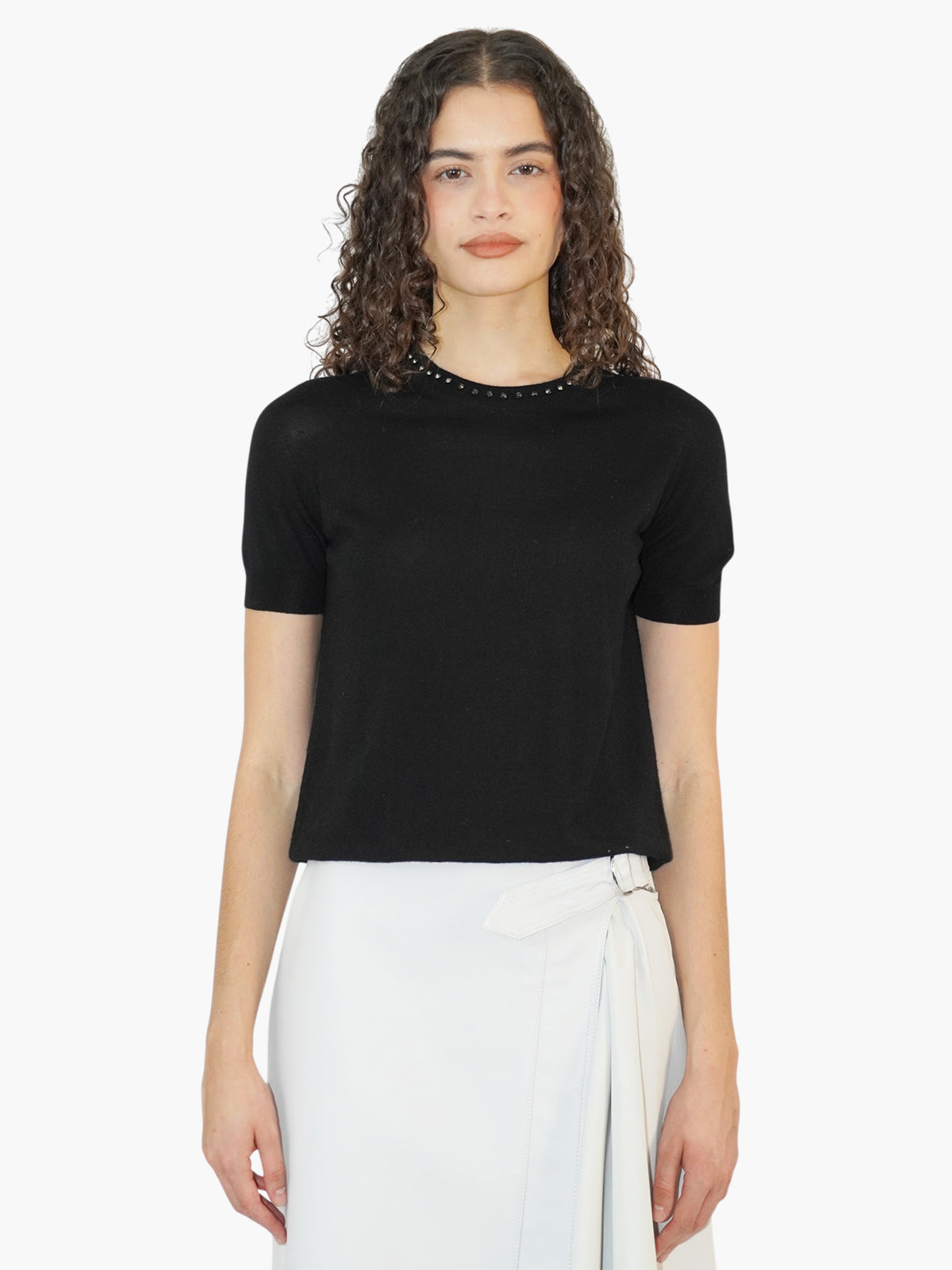 Wool Studded Top