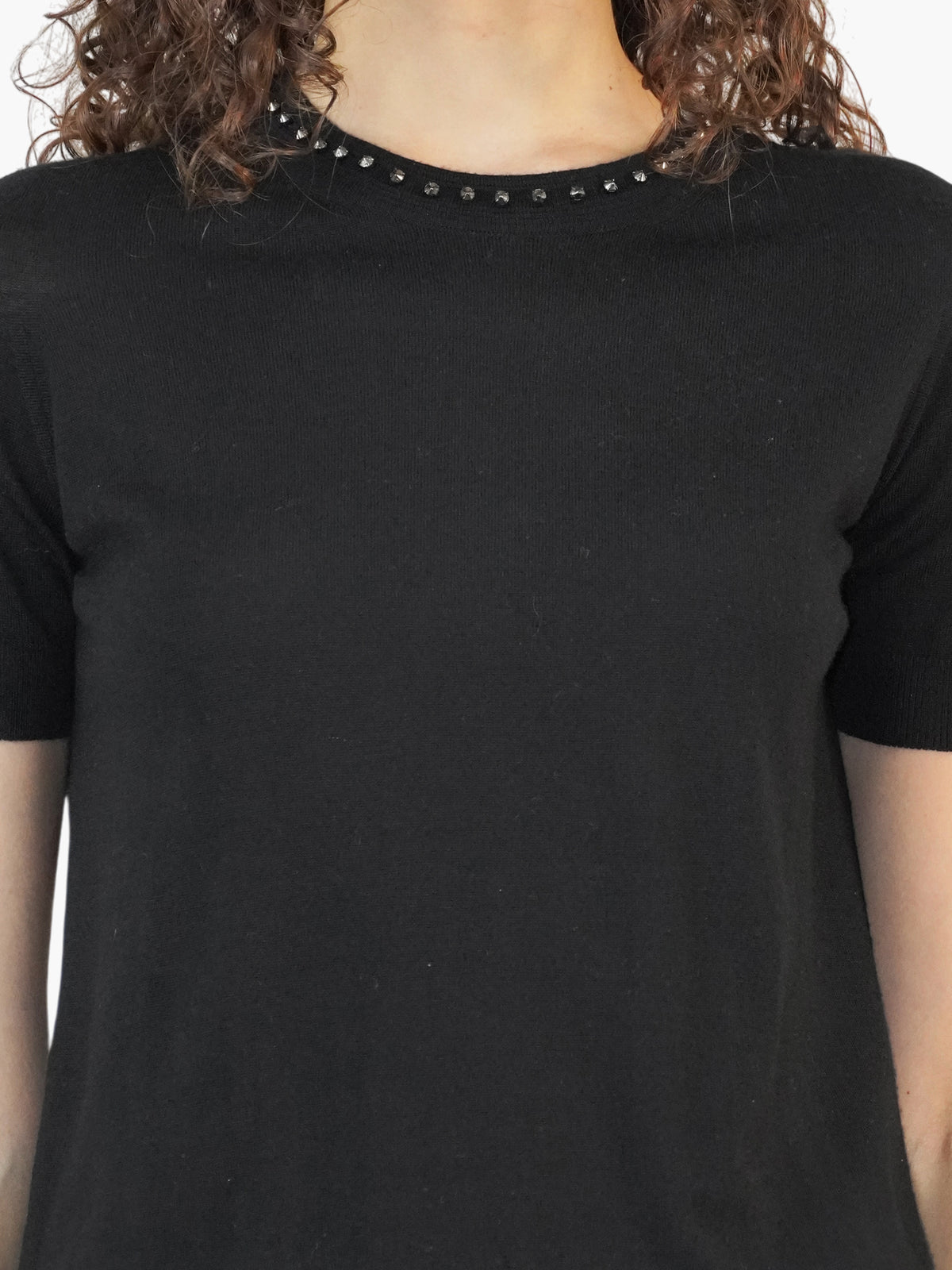 Wool Studded Top