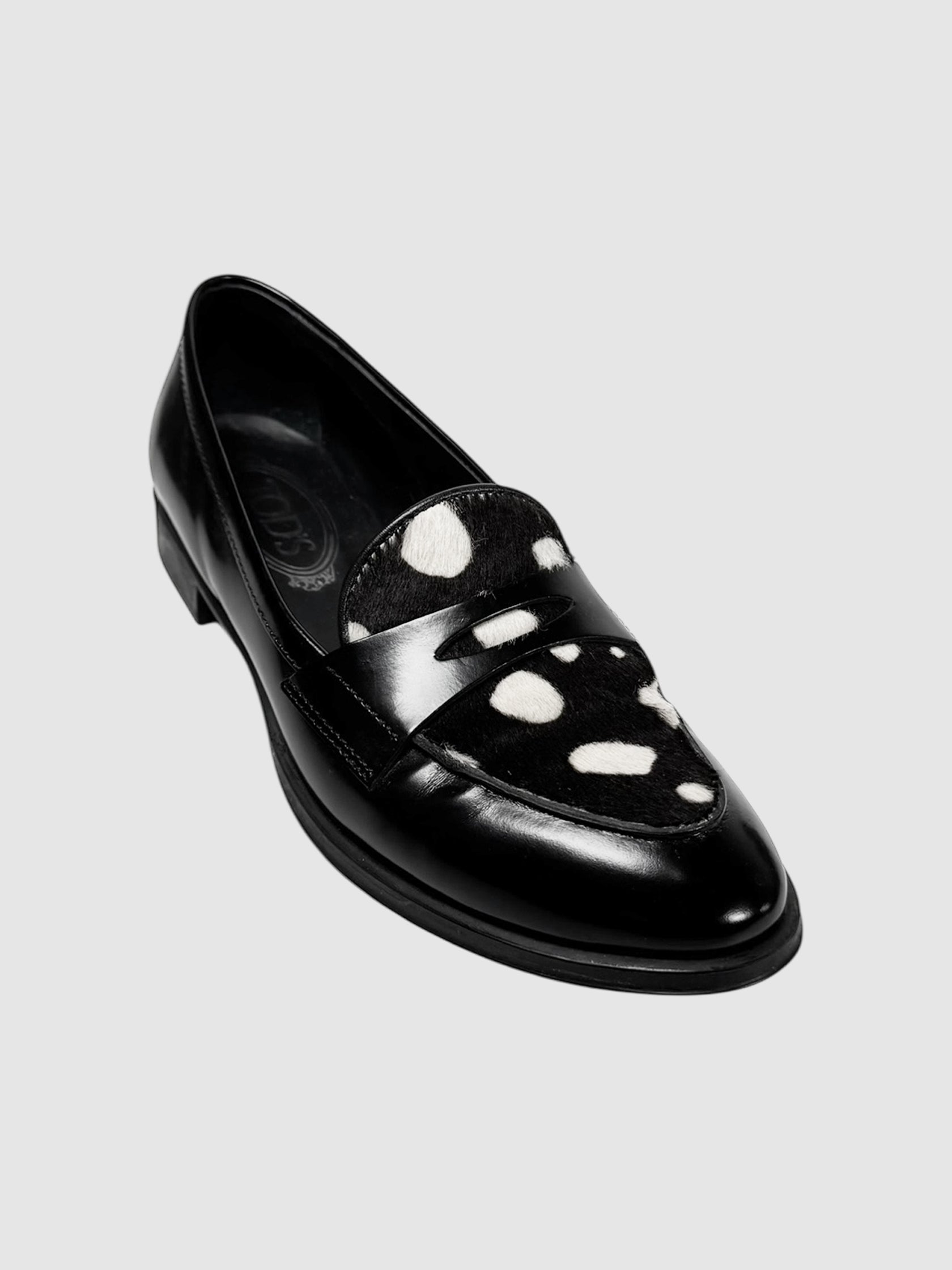 Ponyhair Leather Loafers