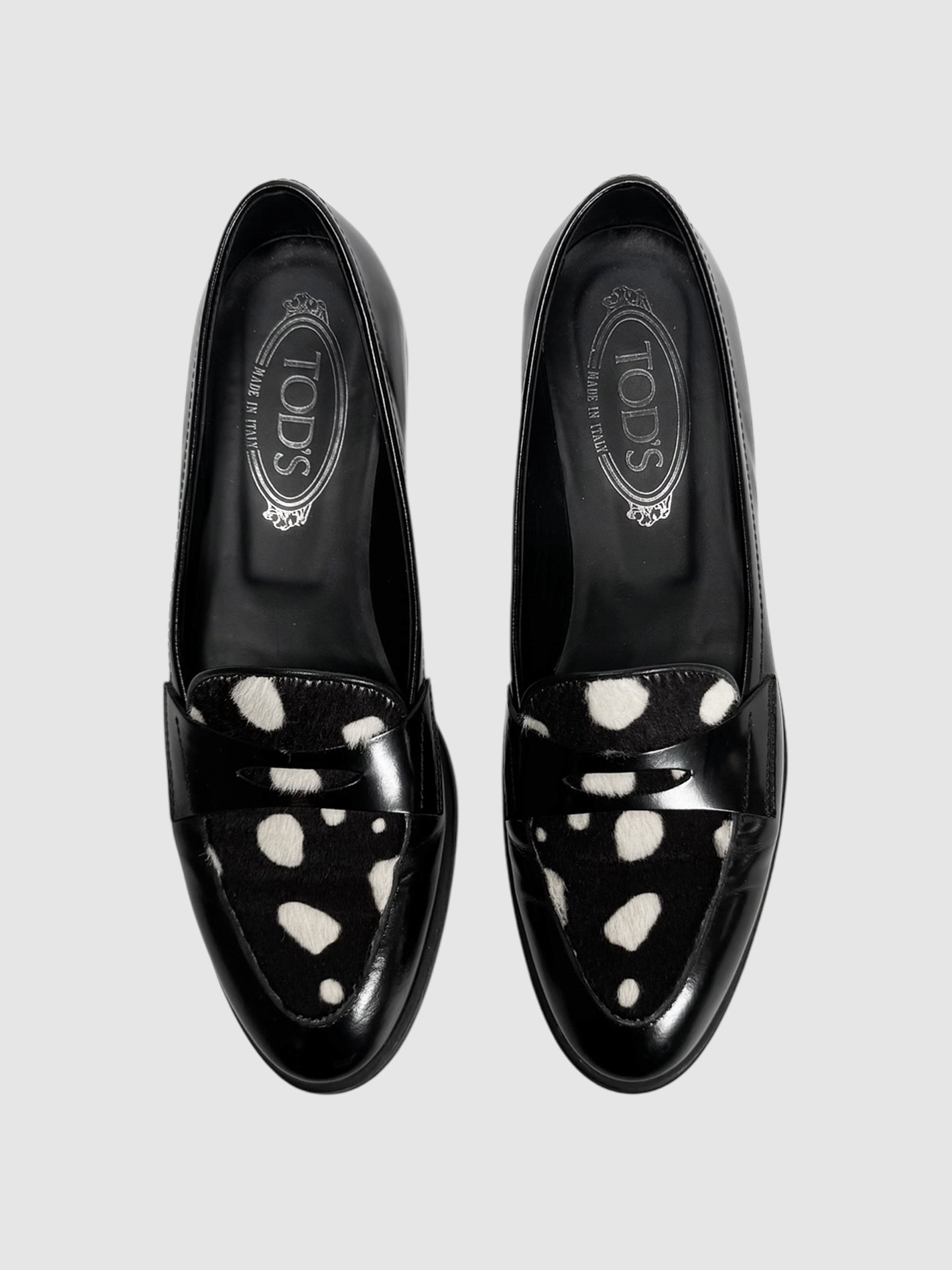 Ponyhair Leather Loafers