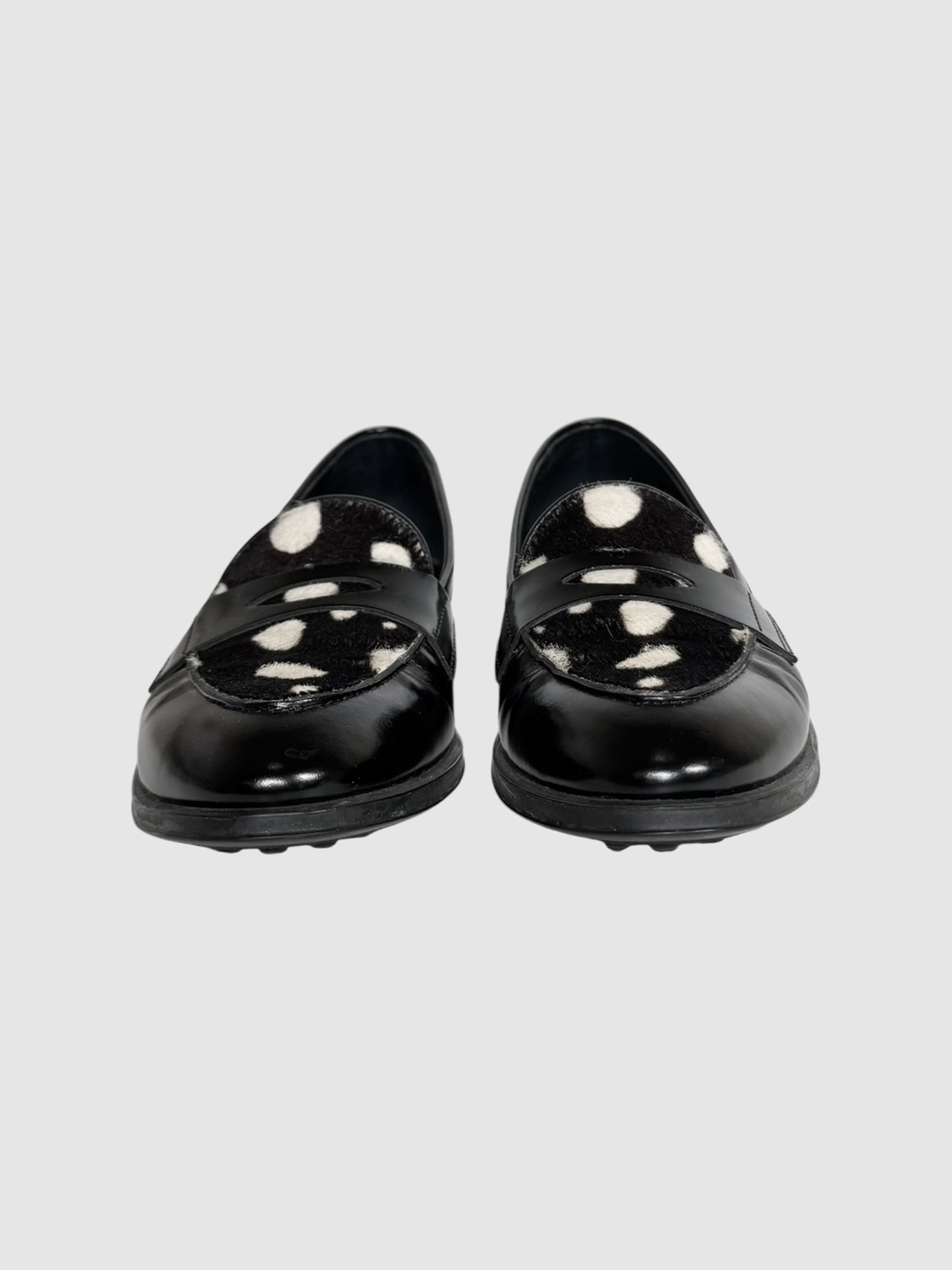 Ponyhair Leather Loafers