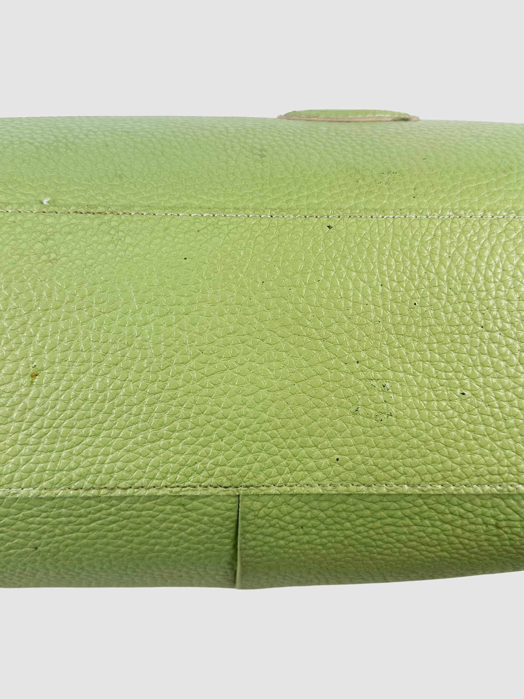 Pebbled Leather Shoulder Bag