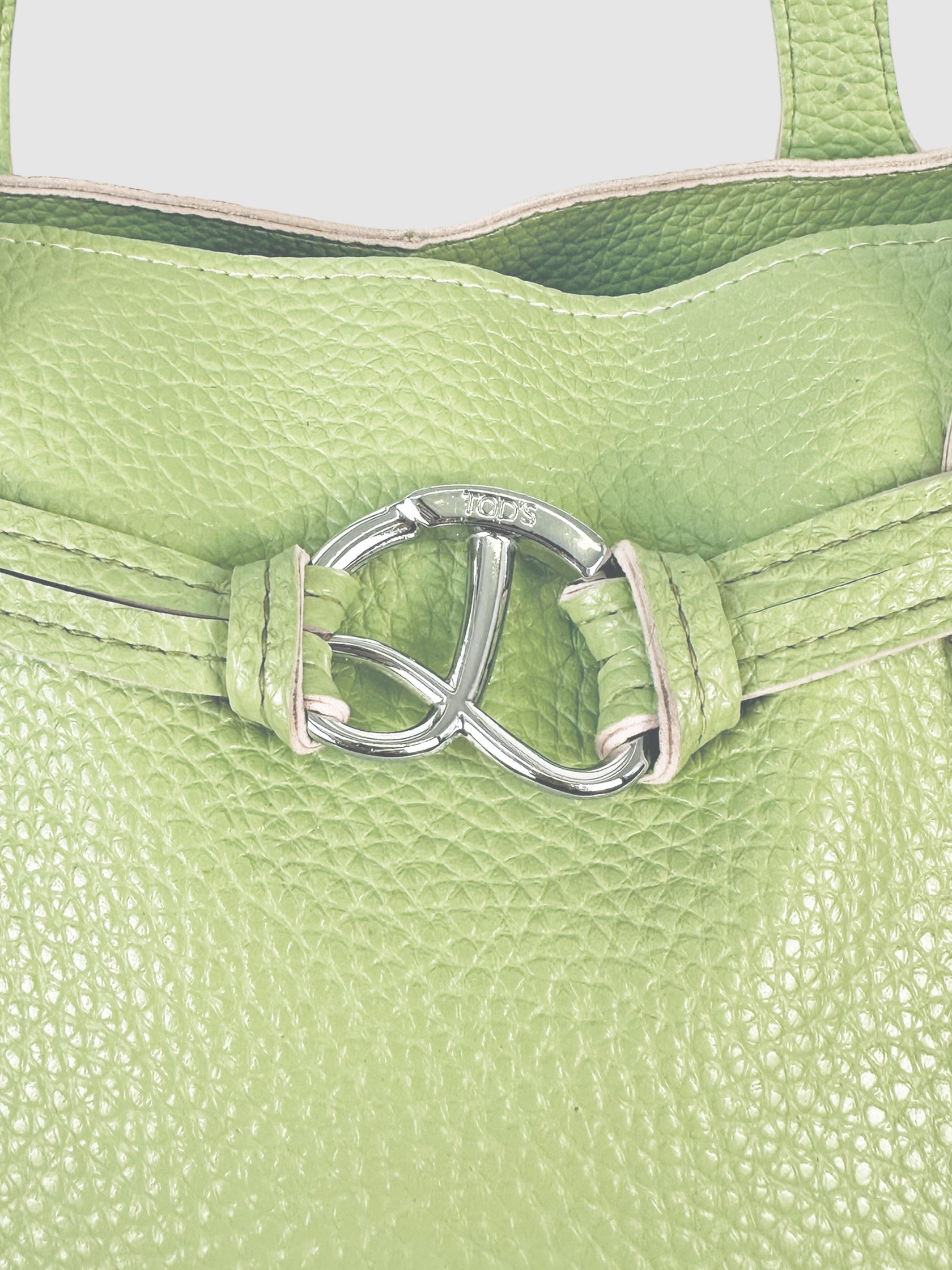 Pebbled Leather Shoulder Bag