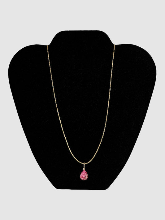 Ruby 14K Gold Necklace