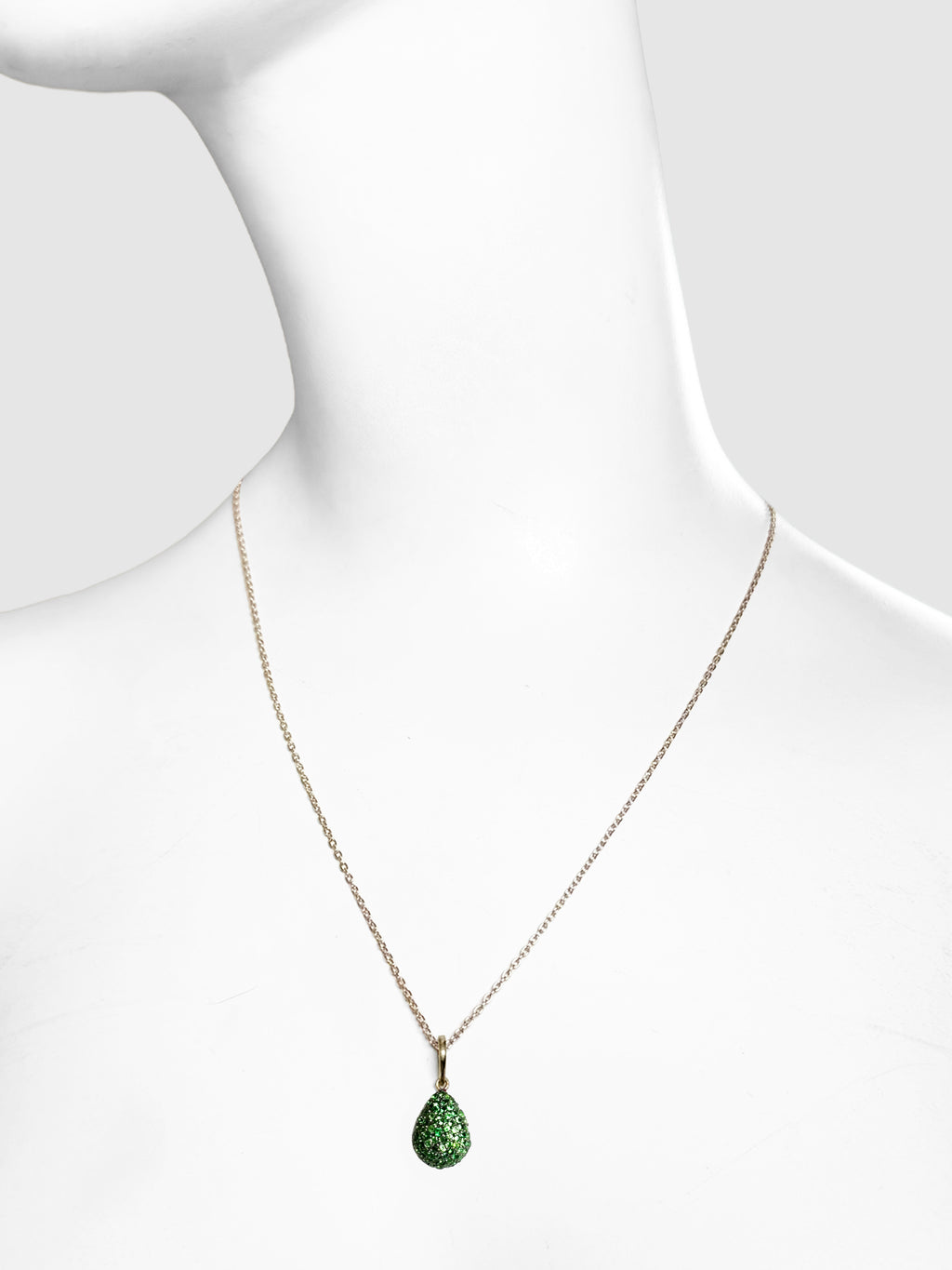 Tsavorite 14K Gold Necklace
