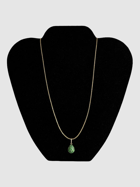 Tsavorite 14K Gold Necklace