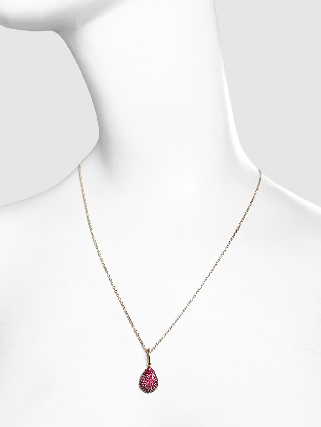 Ruby 14K Gold Necklace