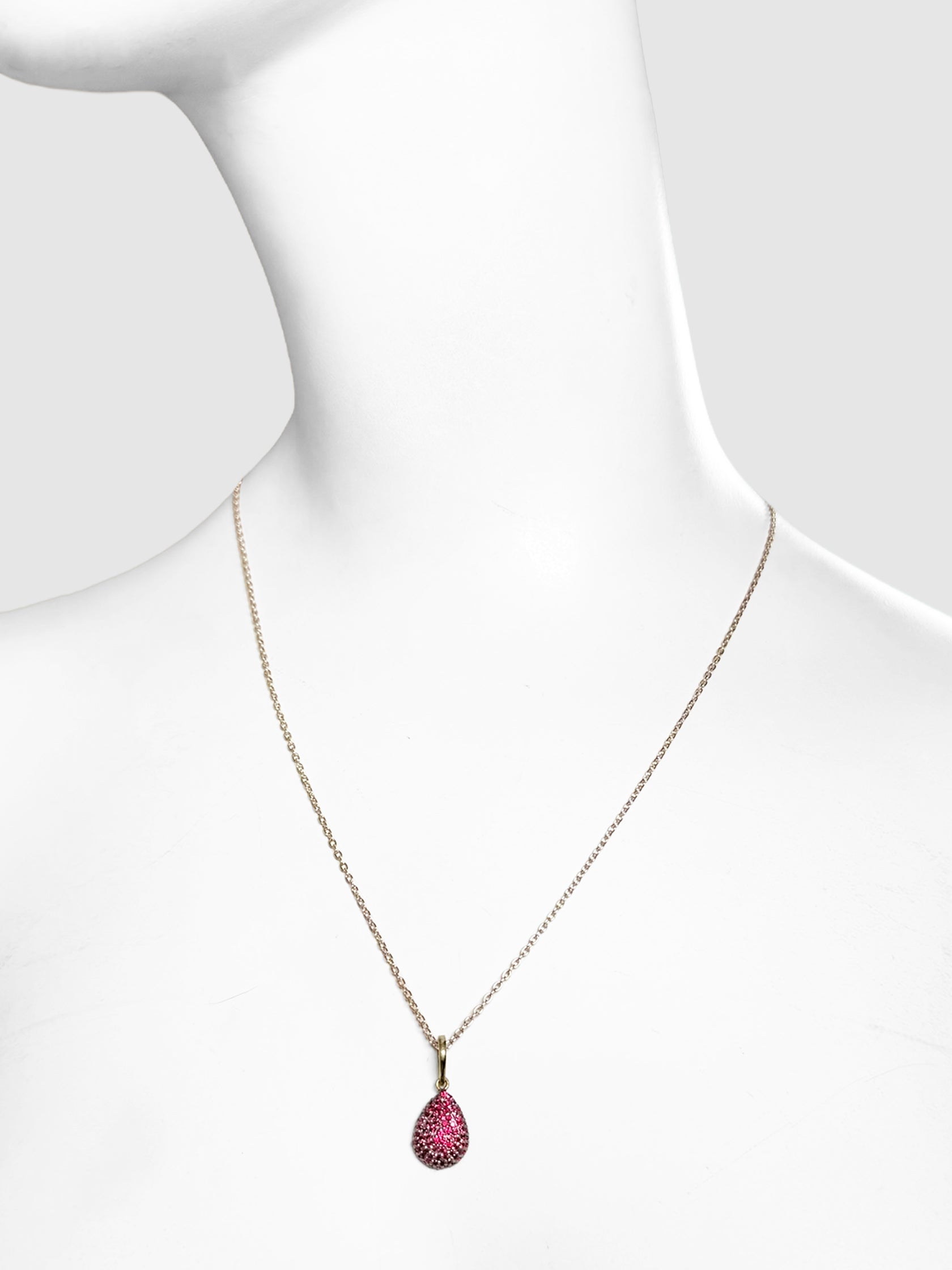 Ruby 14K Gold Necklace