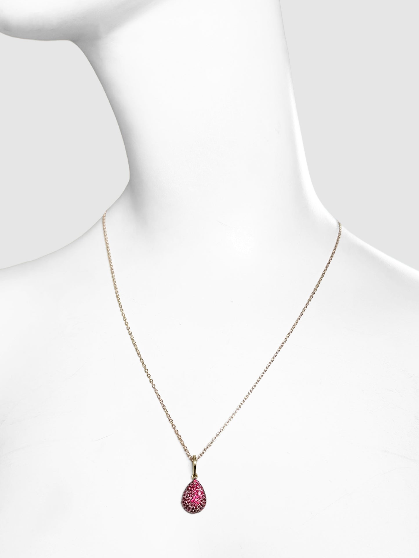 Ruby 14K Gold Necklace