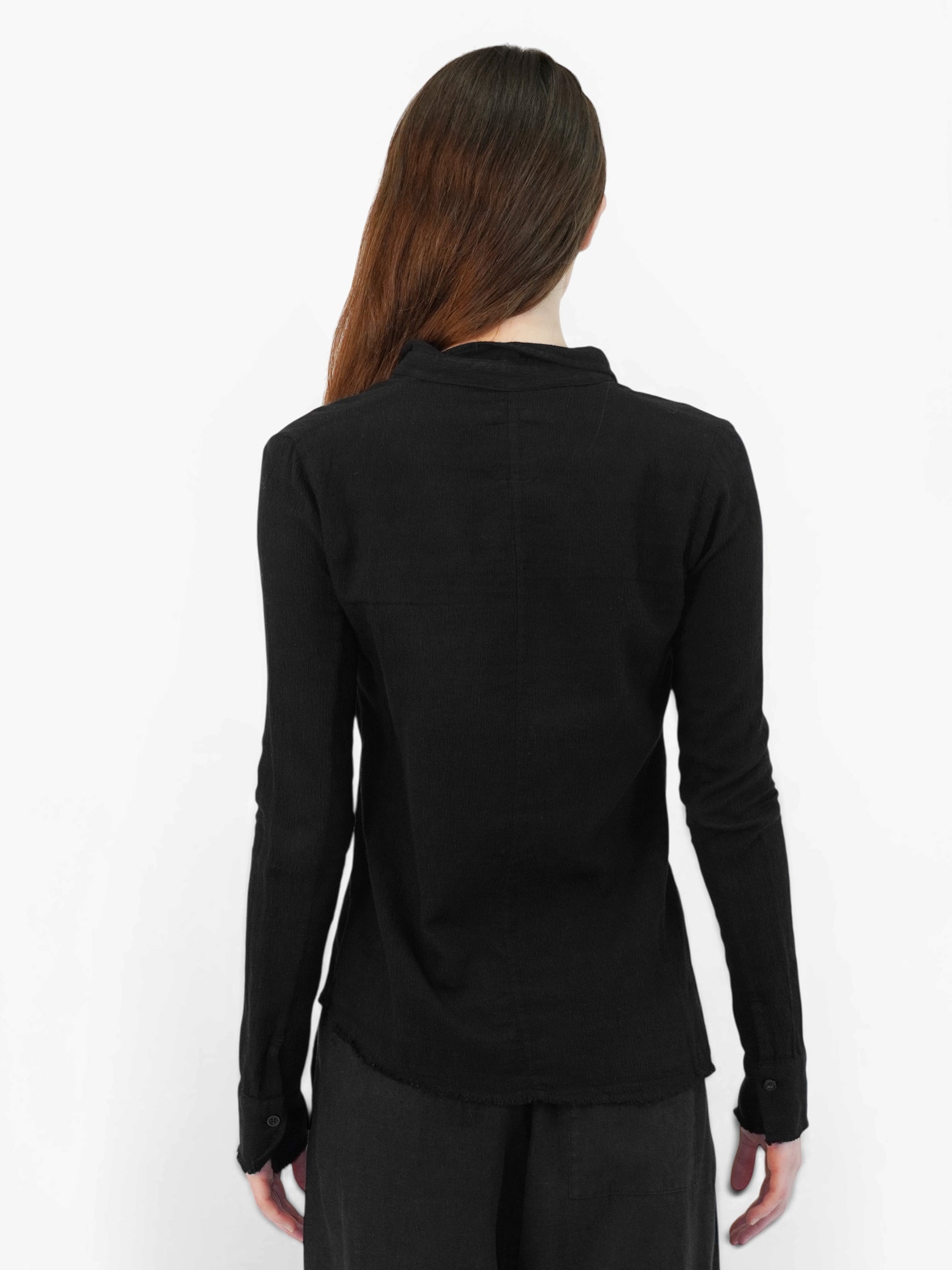 Asymmetrical Button-Up Top