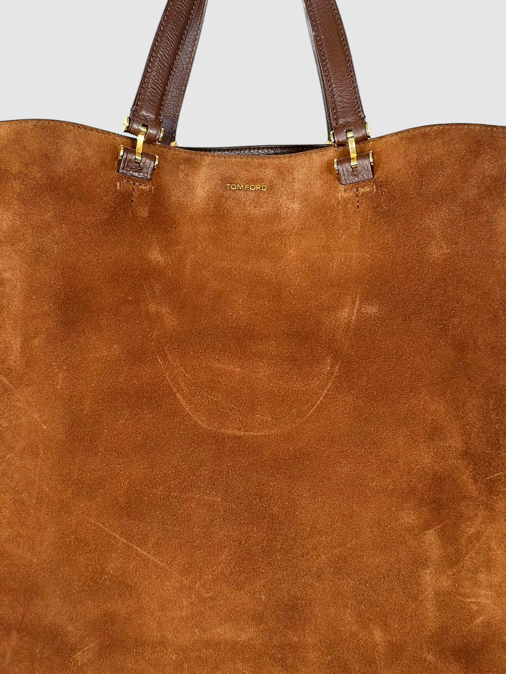 Suede Square Tote Bag