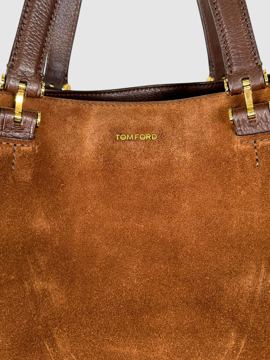 Suede Square Tote Bag