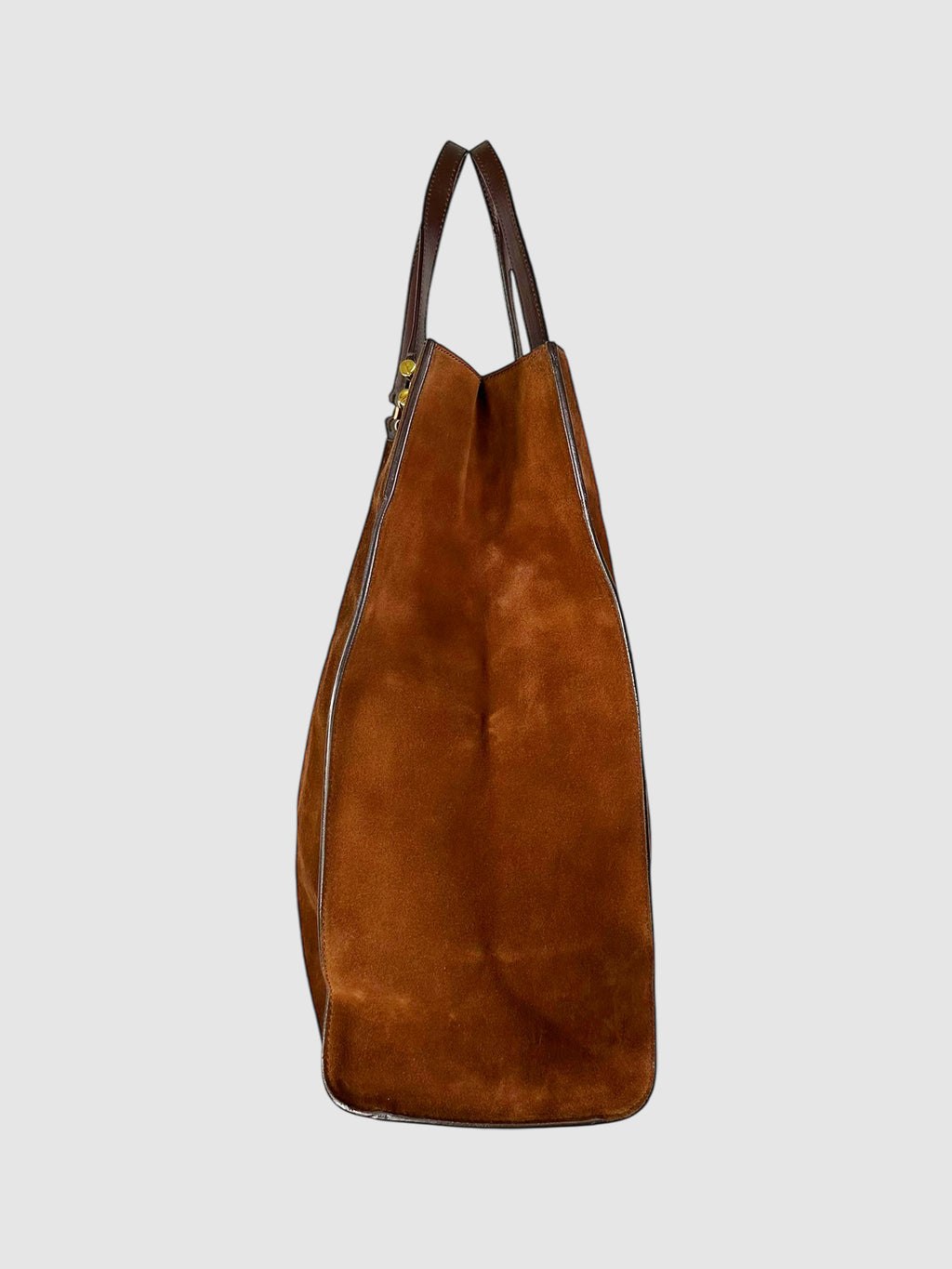 Suede Square Tote Bag