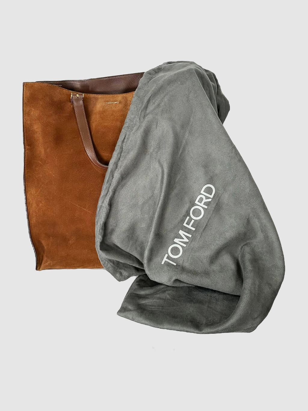 Suede Square Tote Bag