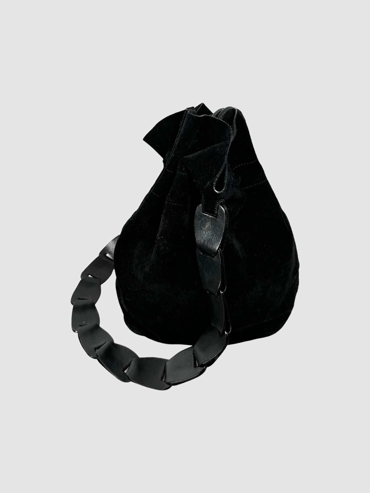 Gucci 1997 Suede and Leather Link Bucket Bag – Second Nature Boutique
