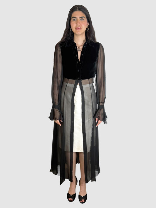 Sheer Long Top