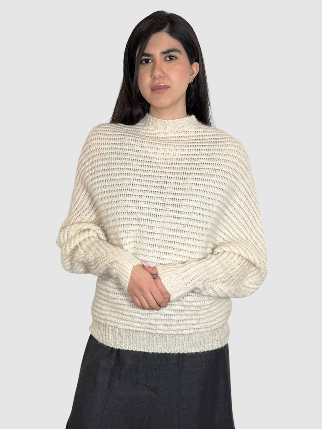 Mohair Ribbed Sweater