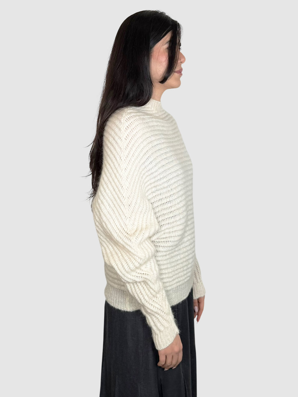 Mohair Ribbed Sweater