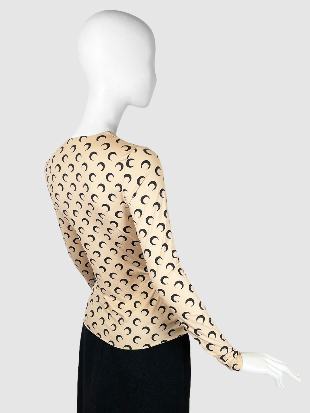 Marine Serre Second Skin Top and Gloves 2-Piece - Size XL