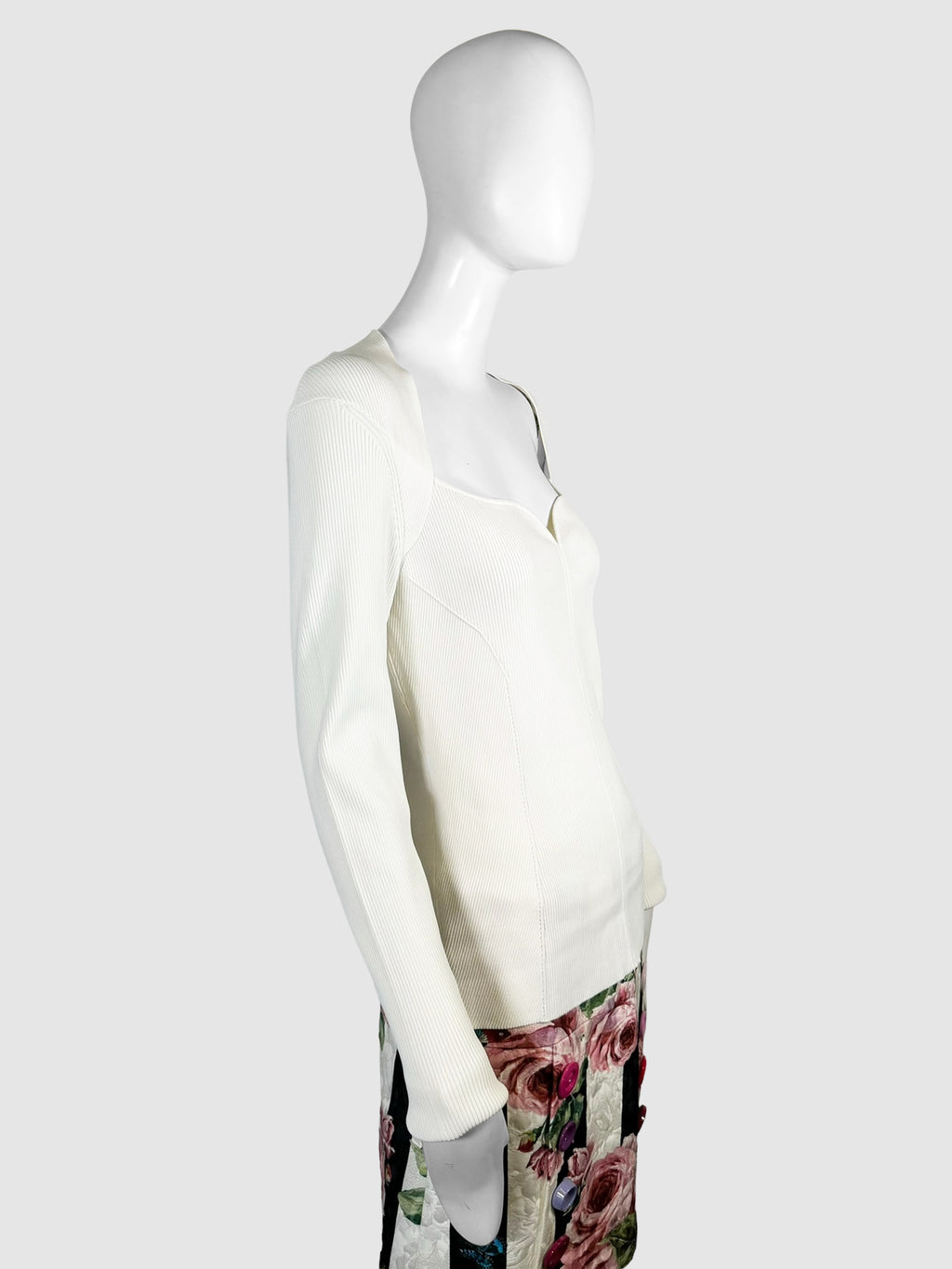 Stretchy Rib Knit Top - Size 4