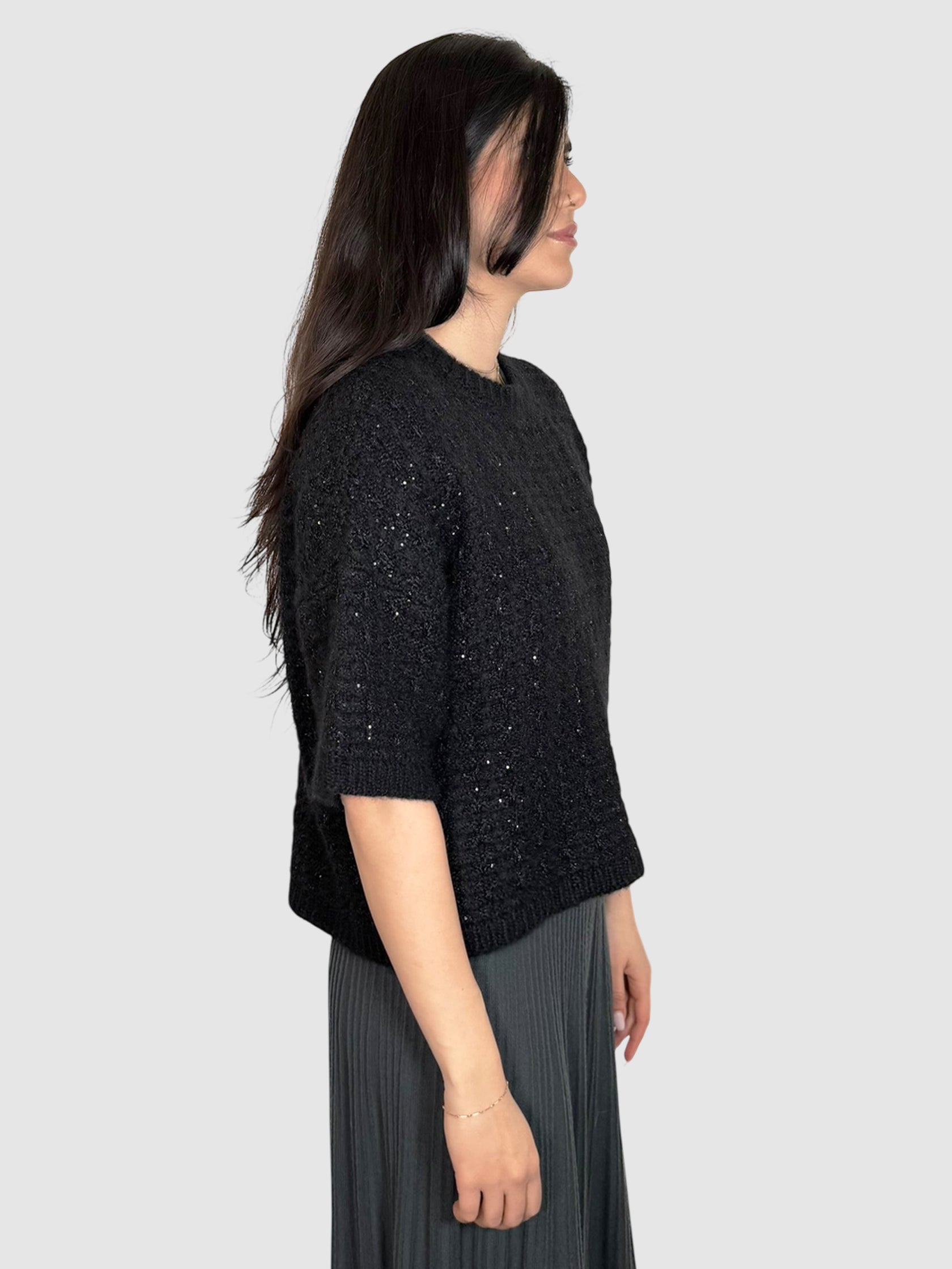 Knit Sequin Sweater