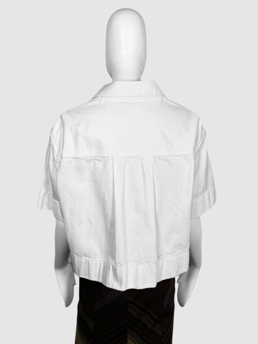 Denim Button-Up Top- Size 38