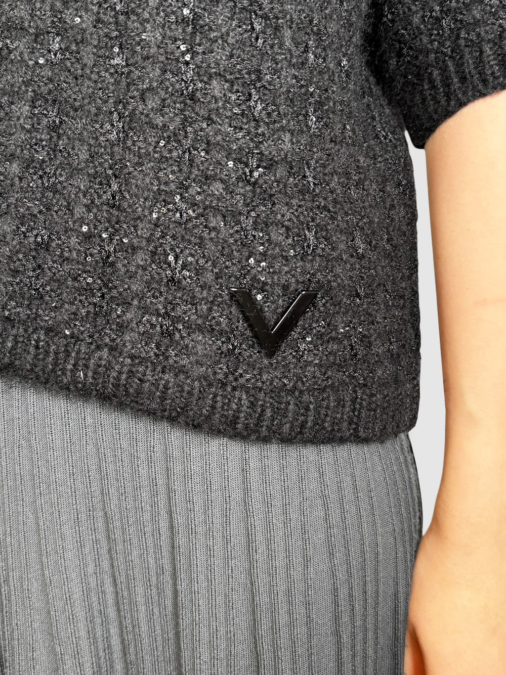 Knit Sequin Sweater