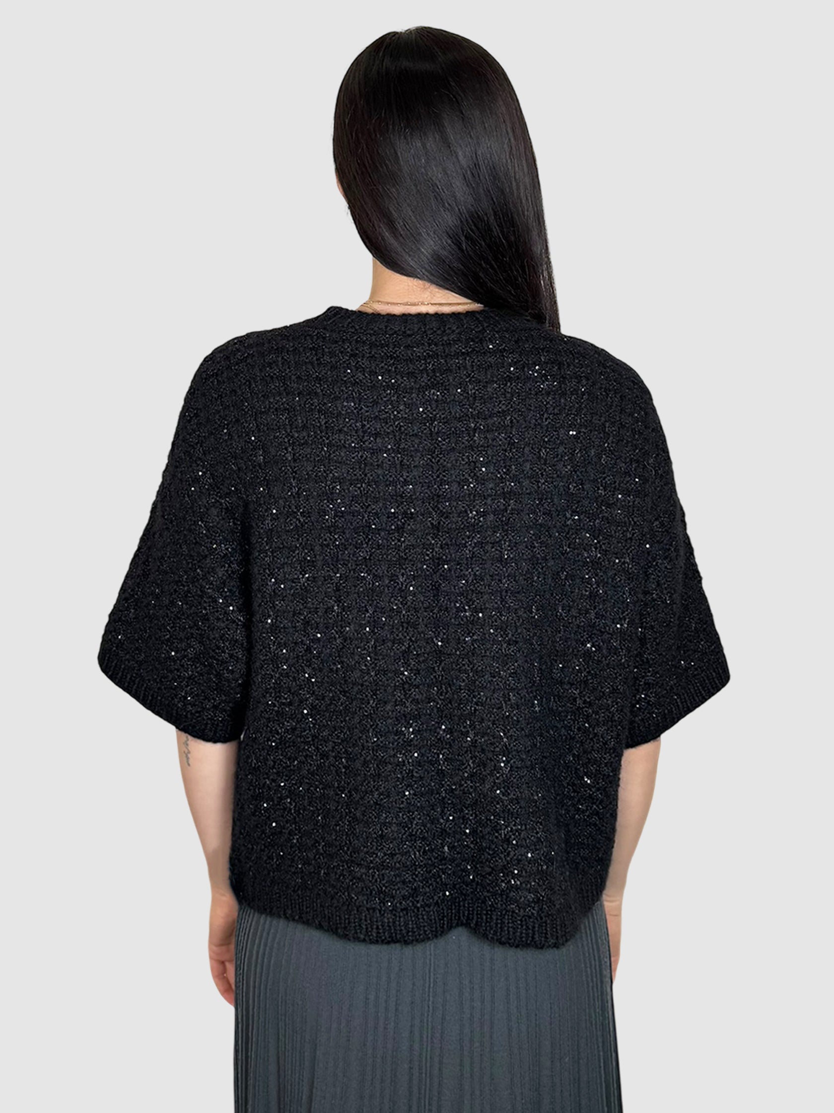 Knit Sequin Sweater
