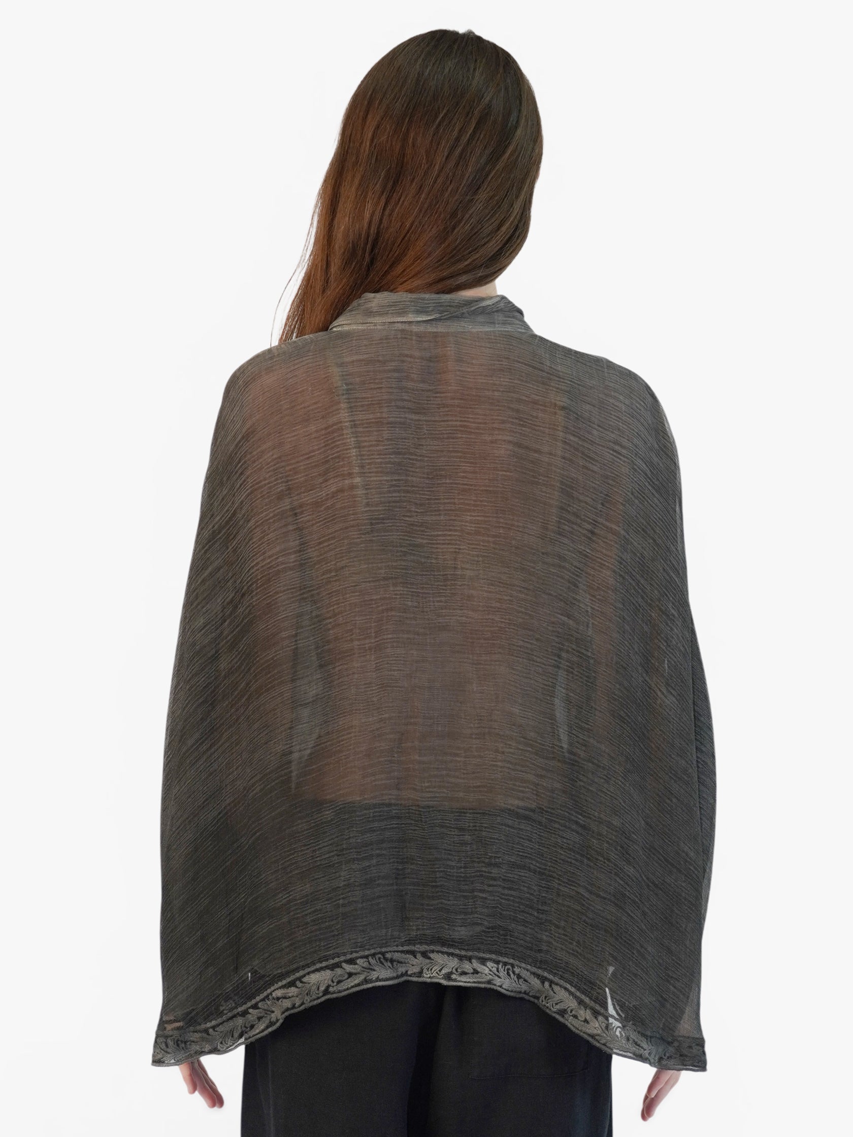Sheer Button-Up Top