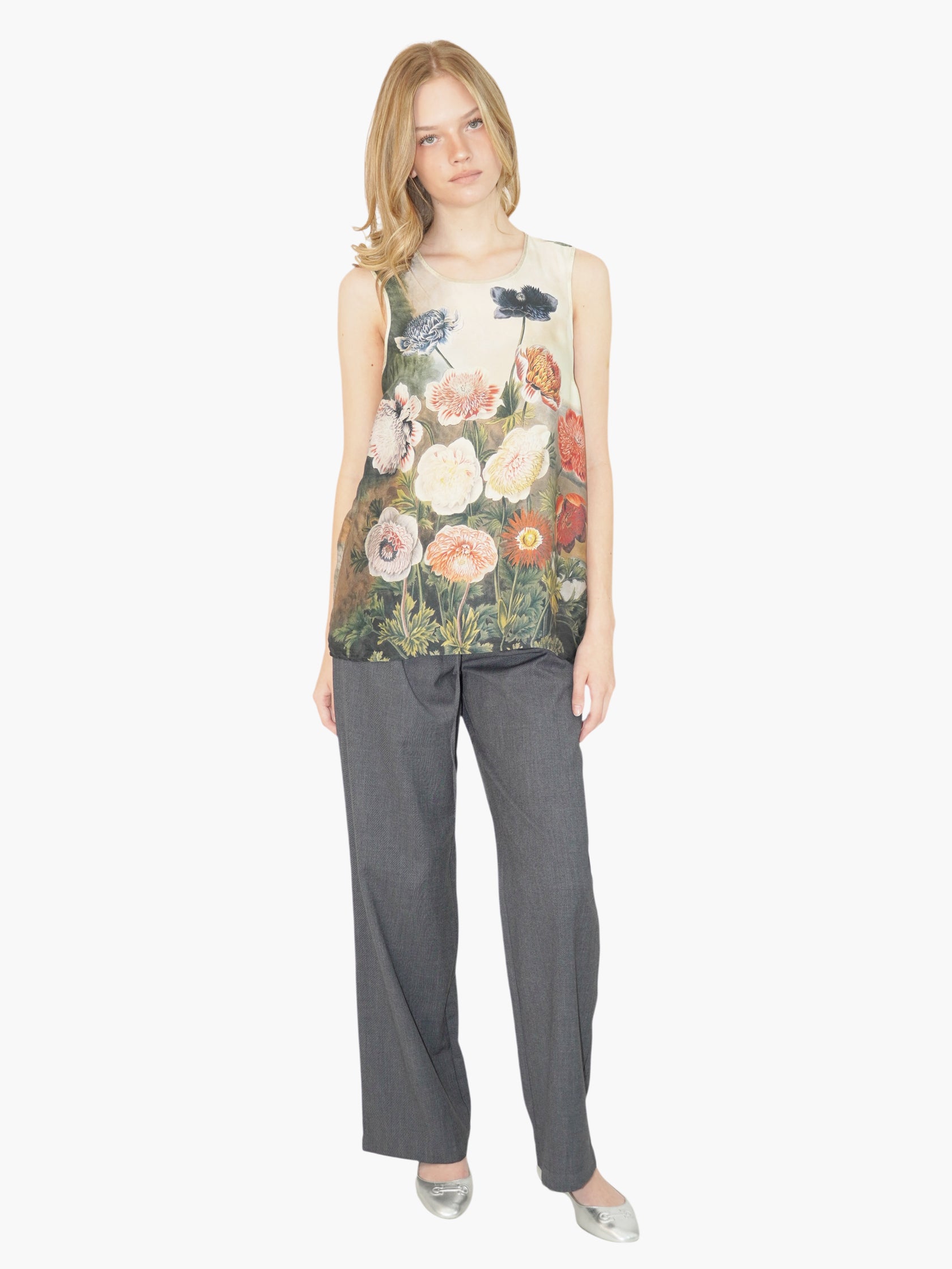 Botanical Print Top