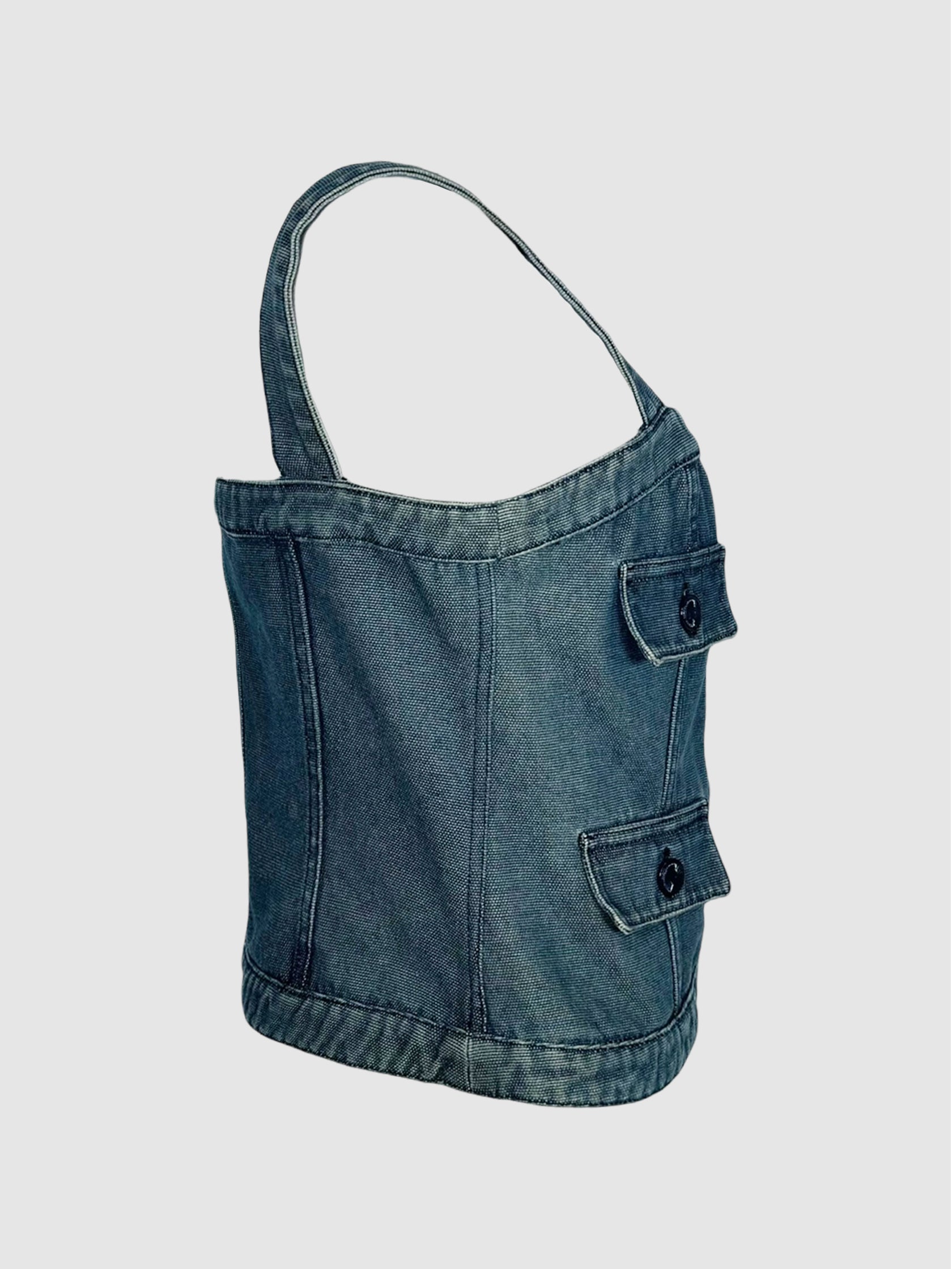 2001 Denim Corset Top