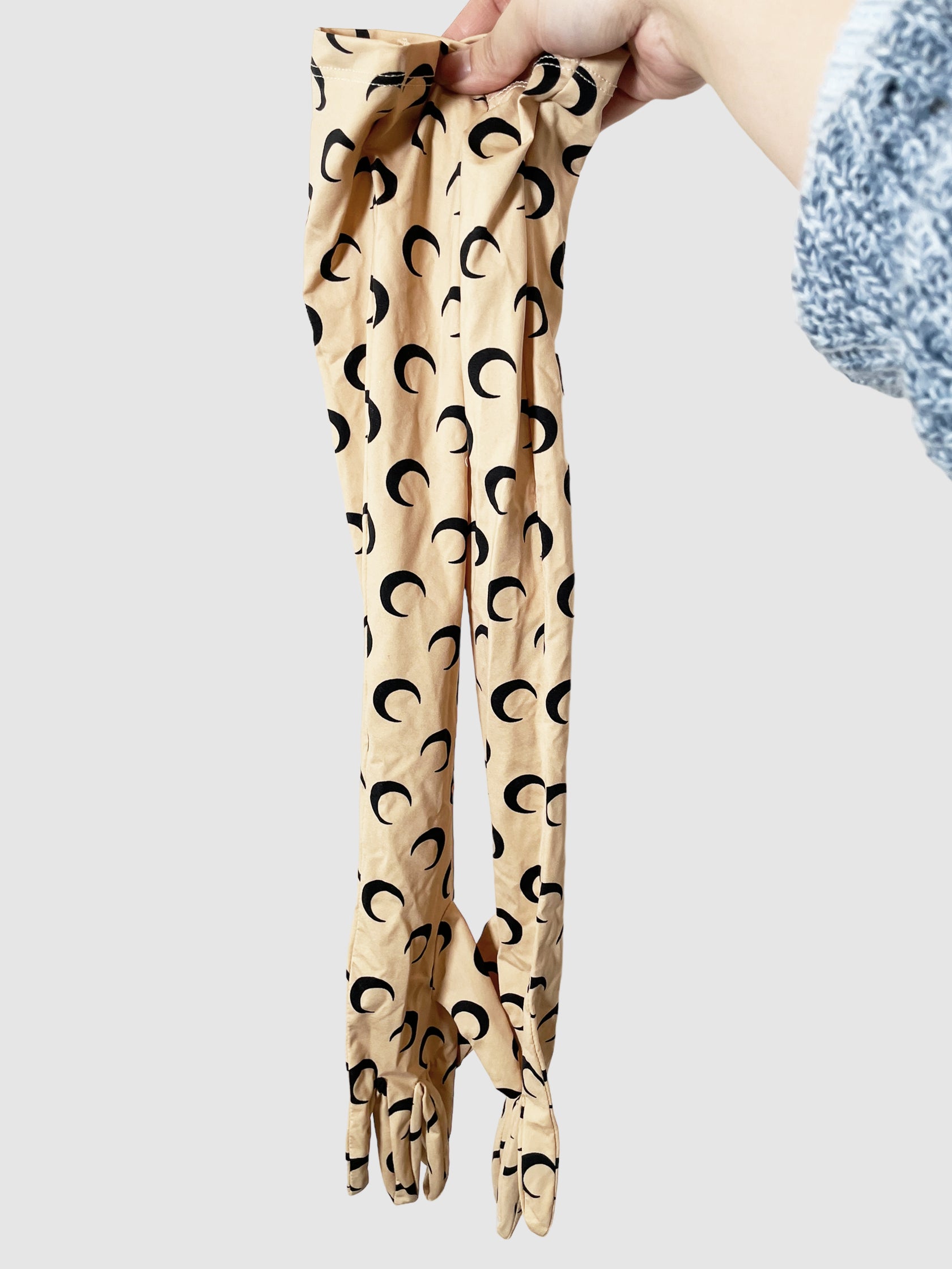 Marine Serre Second Skin Top and Gloves 2-Piece - Size XL